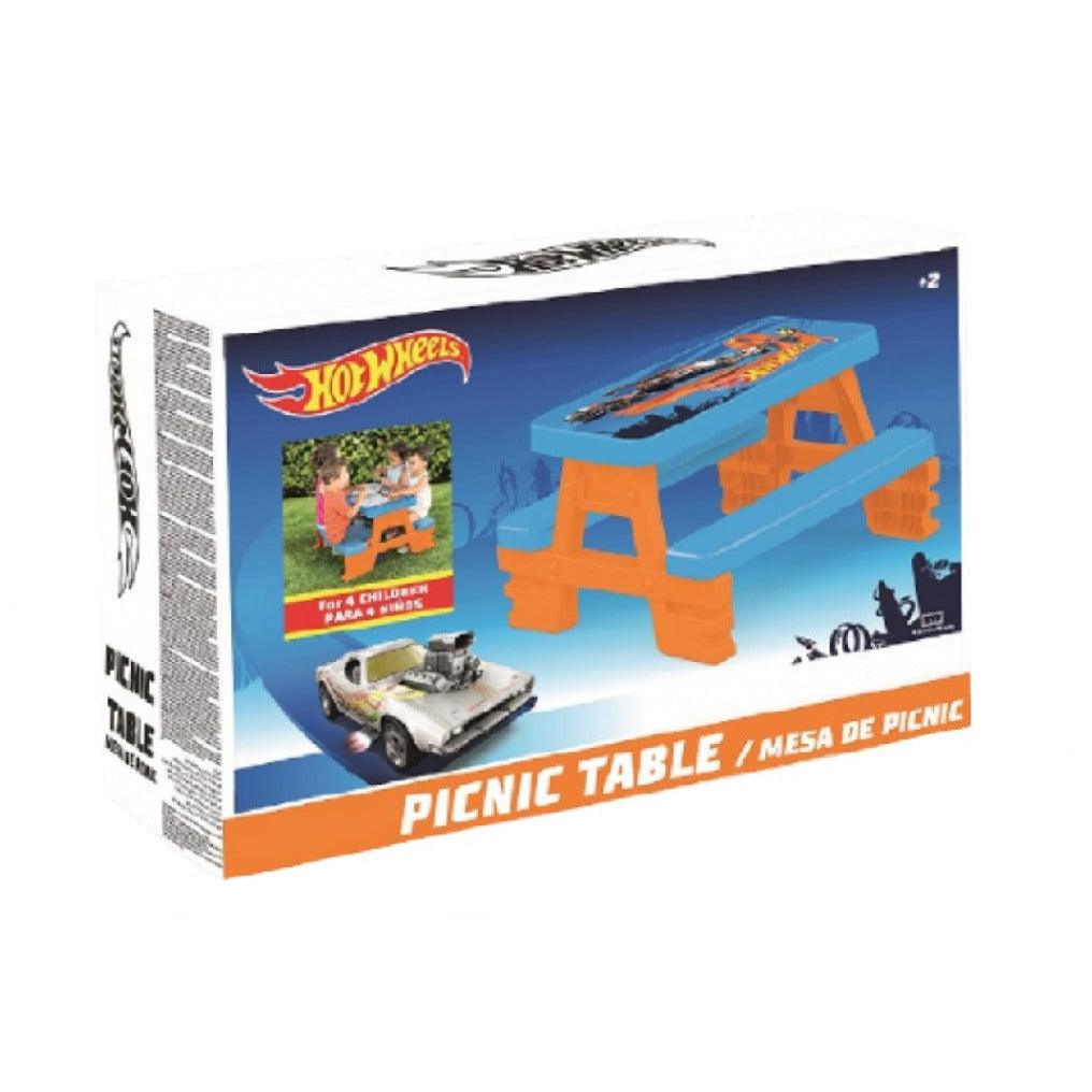 Dolu 2308 Hot Wheels Picnic Table for 4 - BumbleToys - Boys, Cecil, garden, hot wheels, Toy House