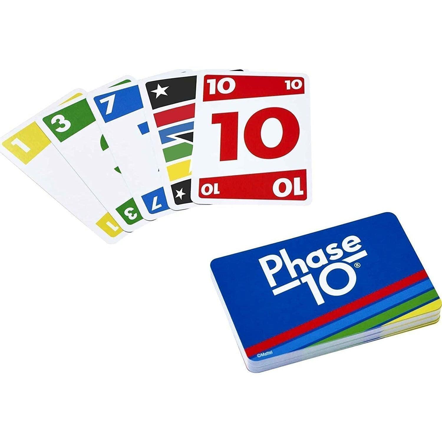 Mattel UNO, Phase 10 & Pic Flip Bundle Tin, 3 Card Games Decorative Storage Tin For Kid & Adult Game - BumbleToys - 8+ Years, Boys, Card & Board Games, Girls, Puzzle & Board & Card Games