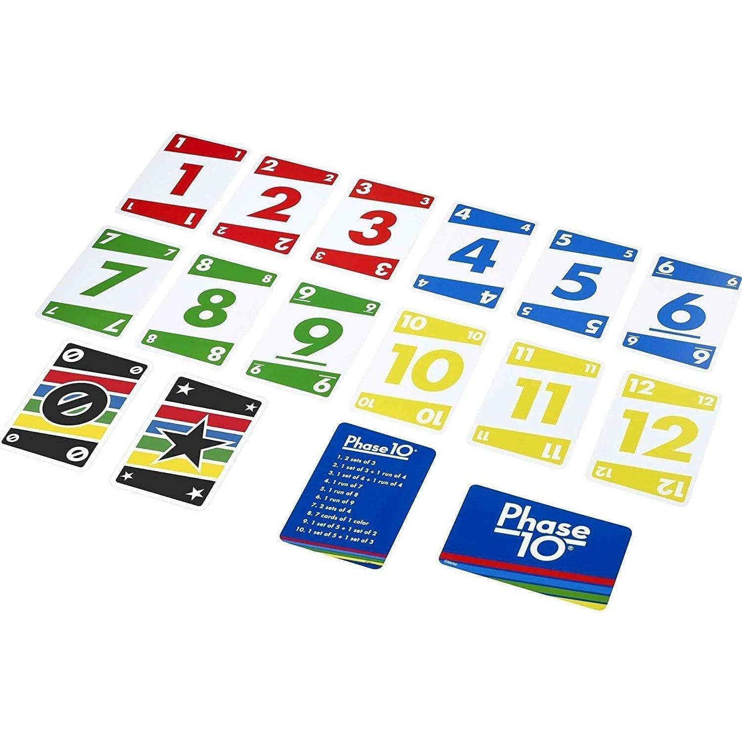 Mattel UNO, Phase 10 & Pic Flip Bundle Tin, 3 Card Games Decorative Storage Tin For Kid & Adult Game - BumbleToys - 8+ Years, Boys, Card & Board Games, Girls, Puzzle & Board & Card Games