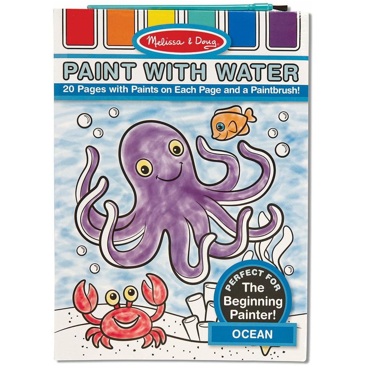Melissa & Doug Paint With Water Activity Books - BumbleToys - 2-4 Years, Blackboards & Easels, Boys, Girls, OXE, Pre-Order