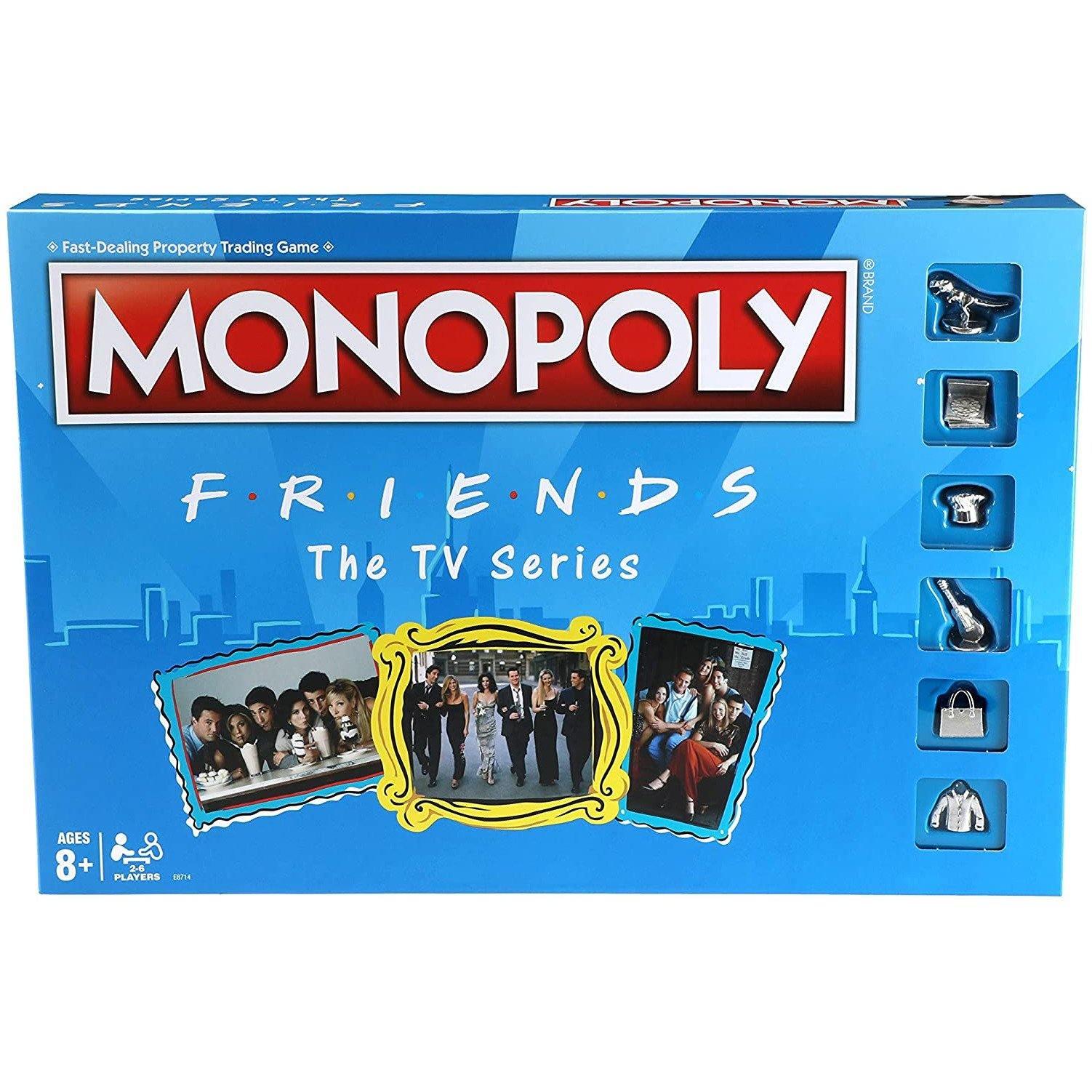Monopoly Friends The TV Series Edition Board Game For Friends Fans - BumbleToys - 8-13 Years, Card & Board Games, Friends, Monopoly, OXE, Pre-Order, Puzzle & Board & Card Games, Unisex