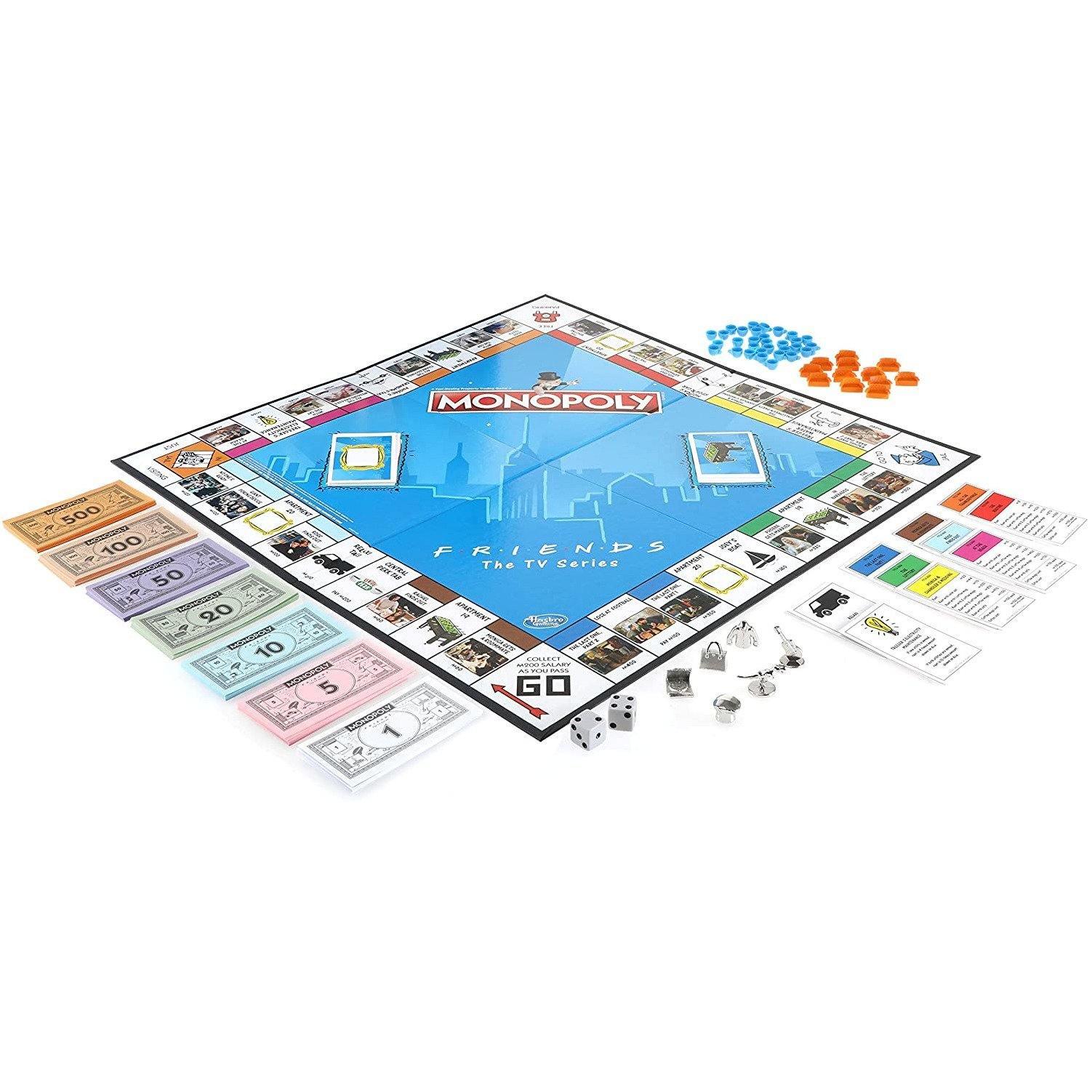 Monopoly Friends The TV Series Edition Board Game For Friends Fans - BumbleToys - 8-13 Years, Card & Board Games, Friends, Monopoly, OXE, Pre-Order, Puzzle & Board & Card Games, Unisex