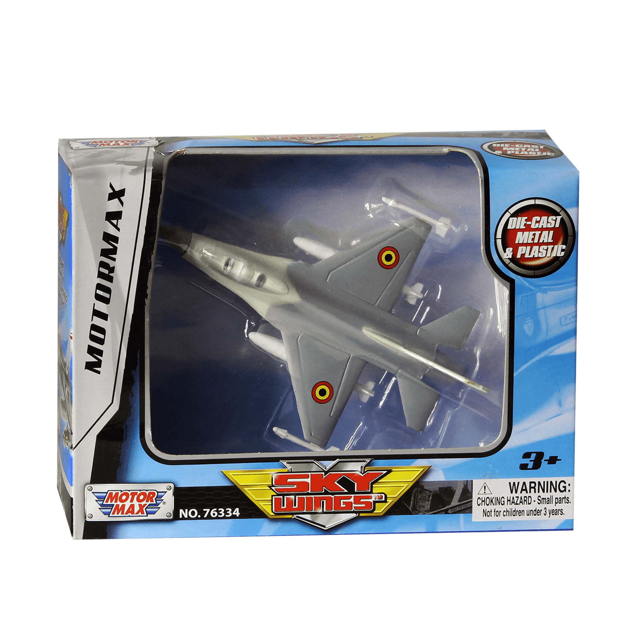 Motor Max 76334 Sky Wings Die Cast Metal And Plastic Plane Style