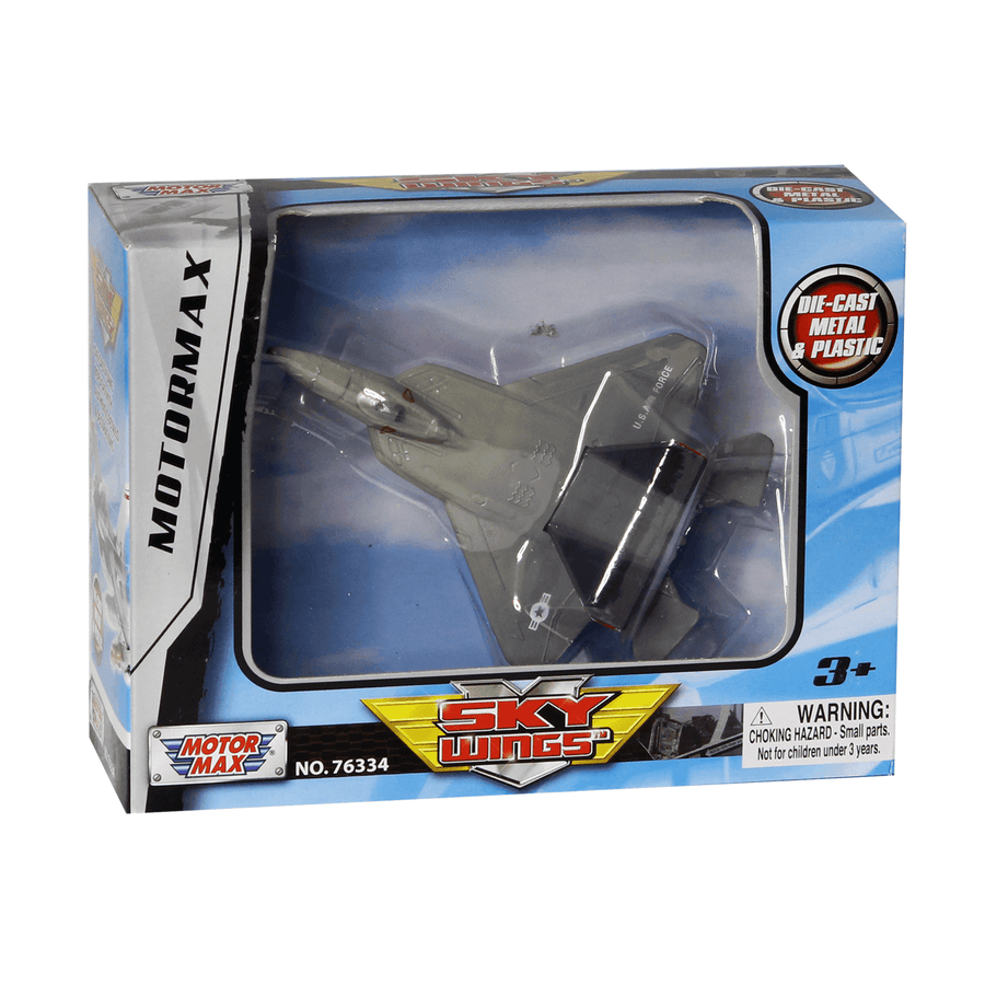 Motor Max 76334 Sky Wings Die Cast Metal And Plastic Plane ( Style May Varey)