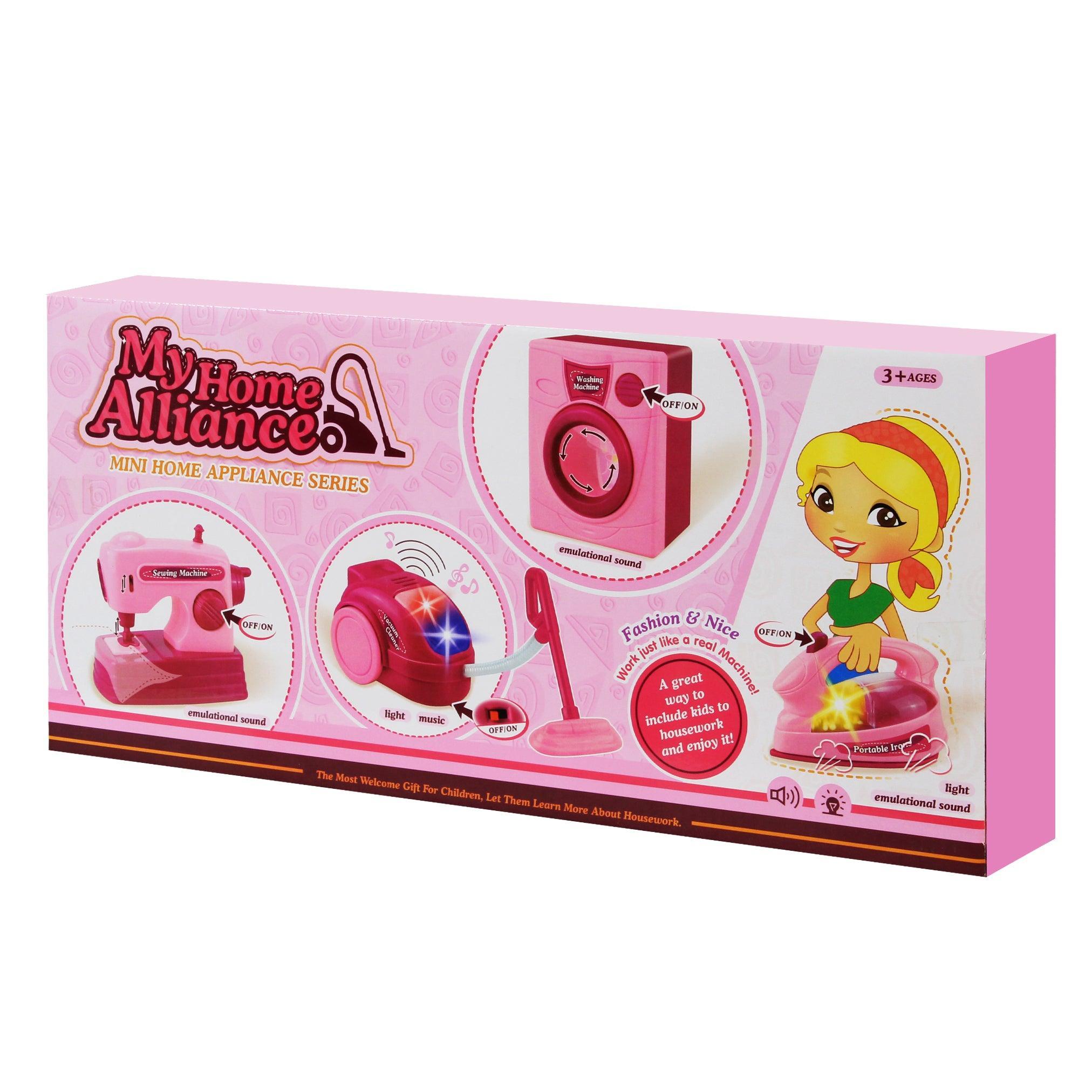 My Home Alliian Mini Kitchen Play Set For Girls - 3 Pcs - BumbleToys - 4+ Years, 5-7 Years, Girls, Kitchen, Kitchen & Play Sets, Toy House