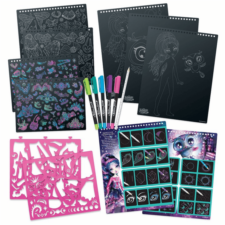 Nebulous Stars Creative Eclipsia's Sketchbook - Black Pages - BumbleToys - 8+ Years, 8-13 Years, Drawing & Painting, Eagle Plus, Girls, Make & Create, Nebulous Stars