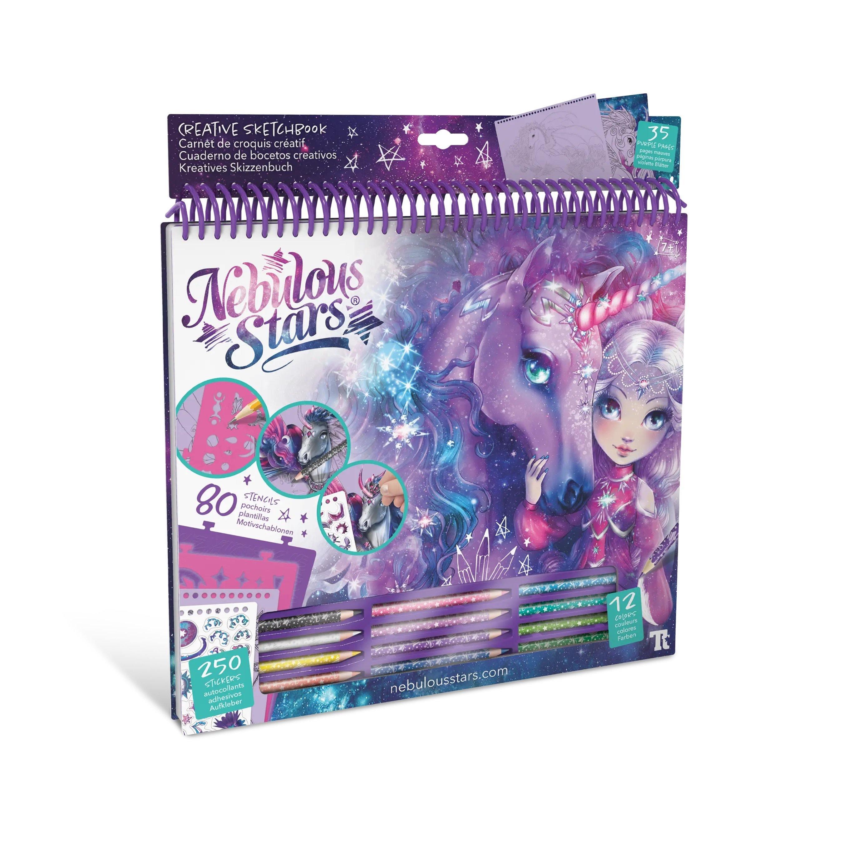 Nebulous Stars Creative Sketchbook Fantasy Horses - BumbleToys - 14 Years & Up, 8-13 Years, Eagle Plus, Girls, Make & Create