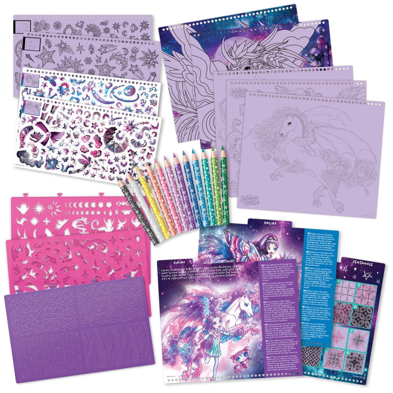 Nebulous Stars Fantasy Horses Creative Sketchbook - BumbleToys - 14 Years & Up, 8-13 Years, Drawing & Painting, Eagle Plus, Girls, Make & Create, Nebulous Stars