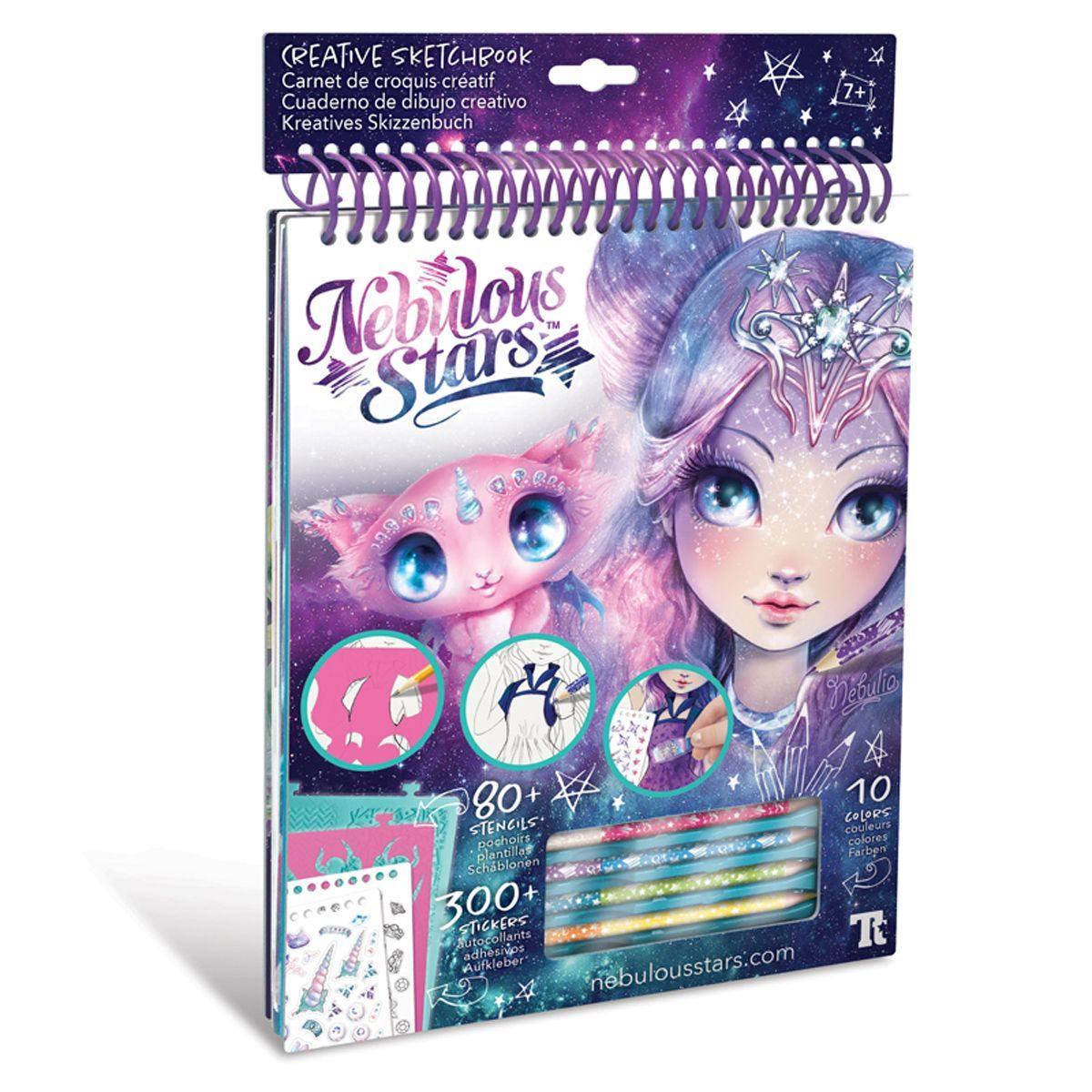 Nebulous Stars Nebulia's Creative Sketchbook - BumbleToys - 8-13 Years, Eagle Plus, Girls, Stationery & Stickers