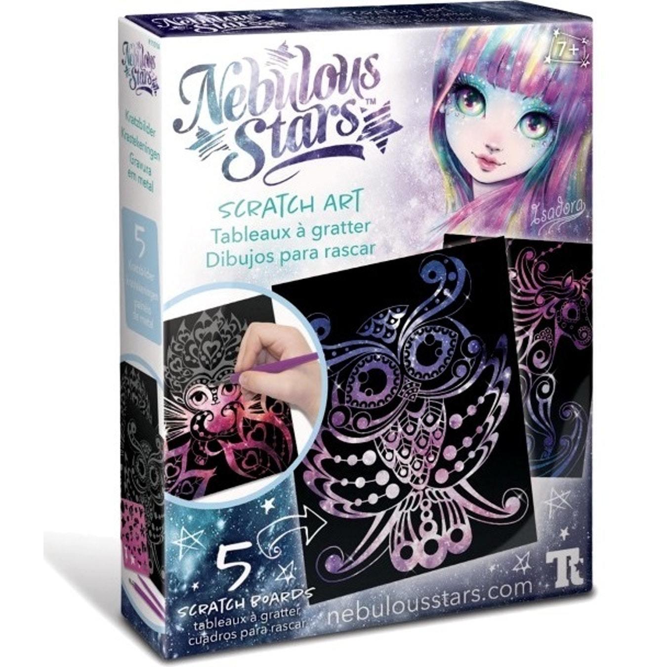 Nebulous Stars Scratch & Sketch Art - BumbleToys - 8-13 Years, Eagle Plus, Girls, Make & Create
