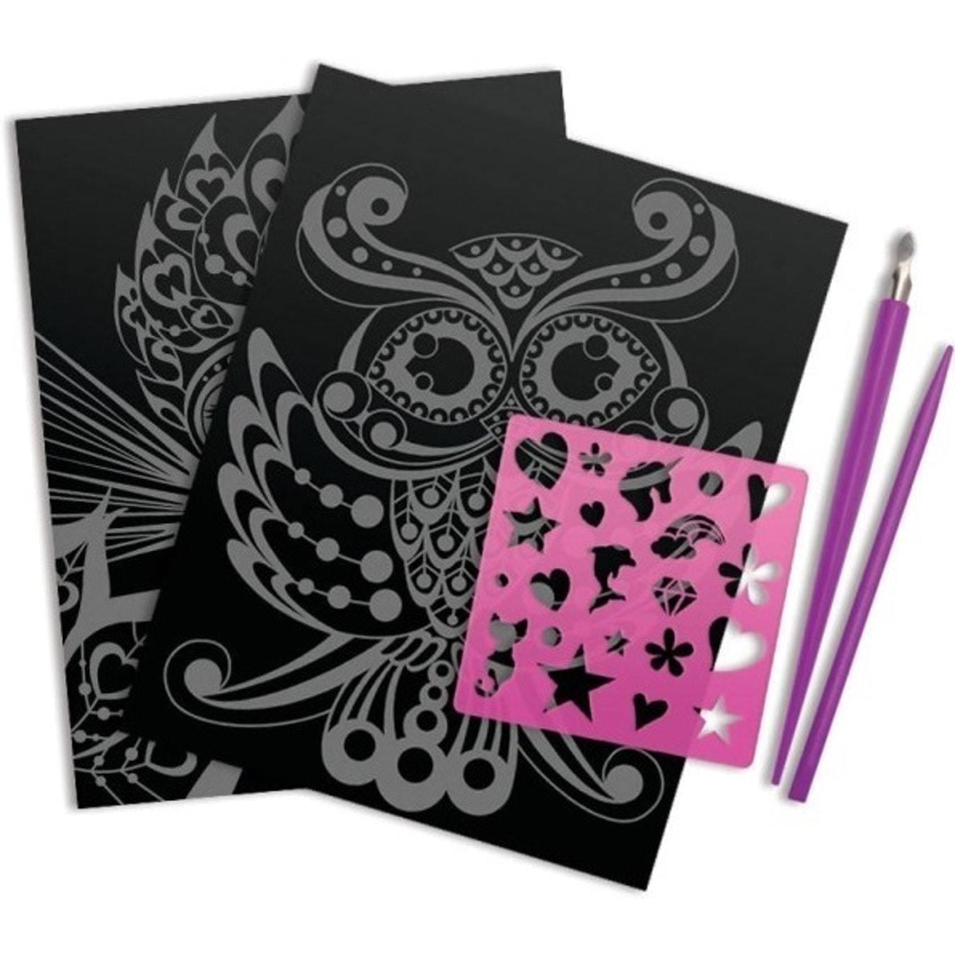 Nebulous Stars Scratch & Sketch Art - BumbleToys - 8-13 Years, Eagle Plus, Girls, Make & Create