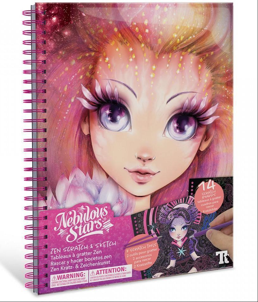 Nebulous Stars Zen Scratch & Sketch Book