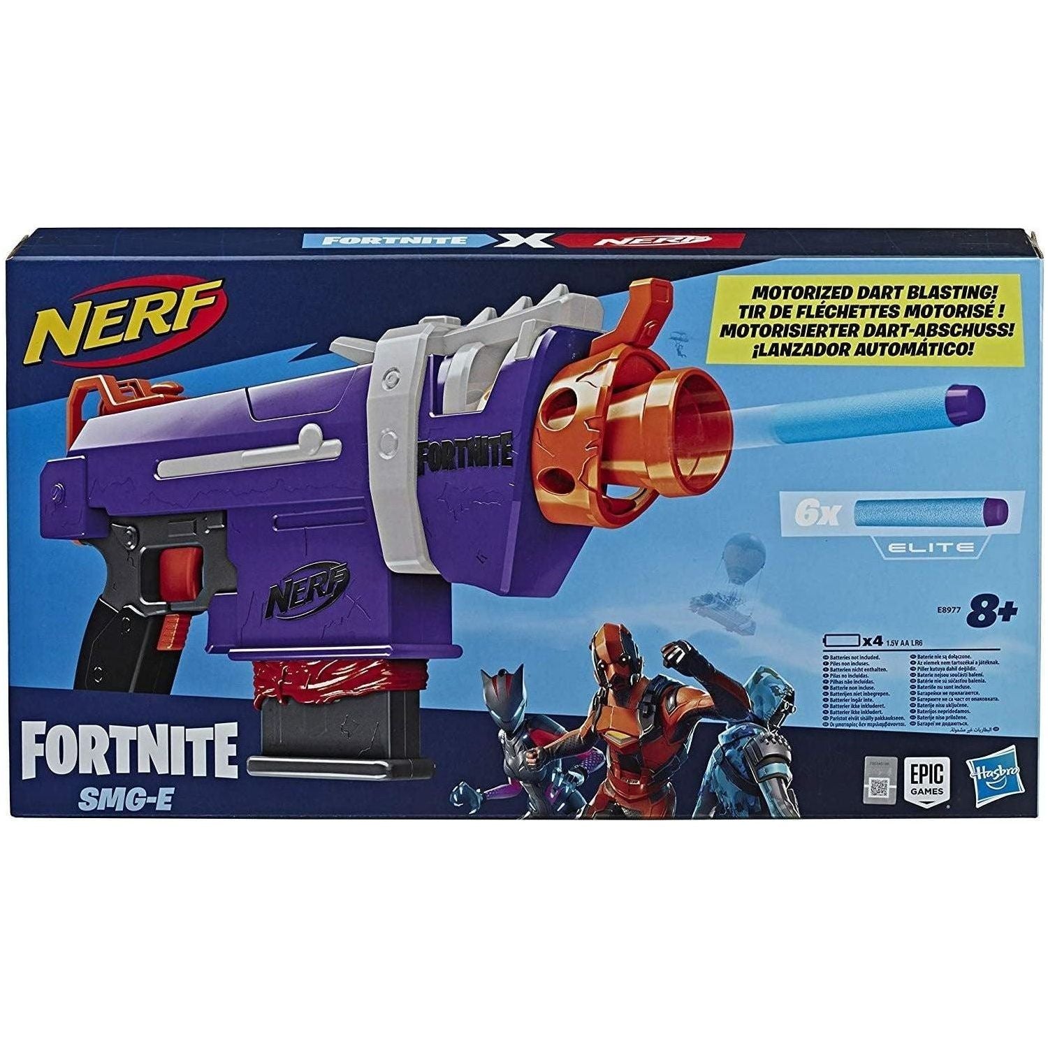NERF Fortnite SMG-E Blaster Nylon/a For Kids E8977EU4 - BumbleToys - 6+ Years, Blasters, Blasters & Water Pistols, Boys, Fortnite, Guns, Pre-Order