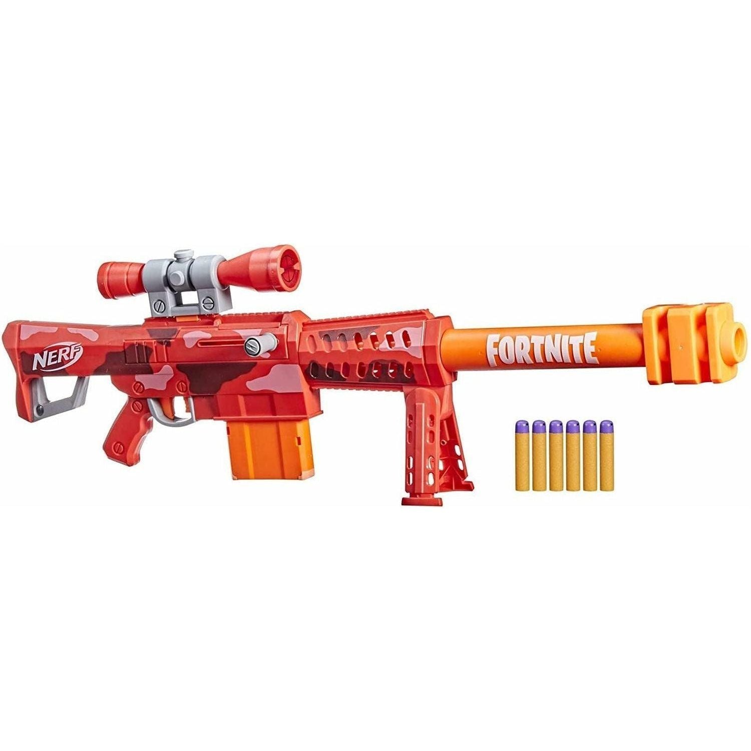 NERF toy gun Fortnite Heavy BA-R 85 cm red 2 pcs - BumbleToys - 6+ Years, Blasters, Blasters & Water Pistols, Boys, Fortnite, Guns, Pre-Order