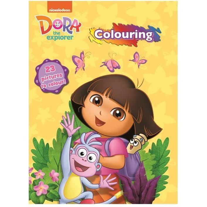 Nickelodeon Dora The Explorer Colouring - 23 Picture To Colour - BumbleToys - 2-4 Years, 5-7 Years, Drawing & Painting, Nahdet Misr, Unisex