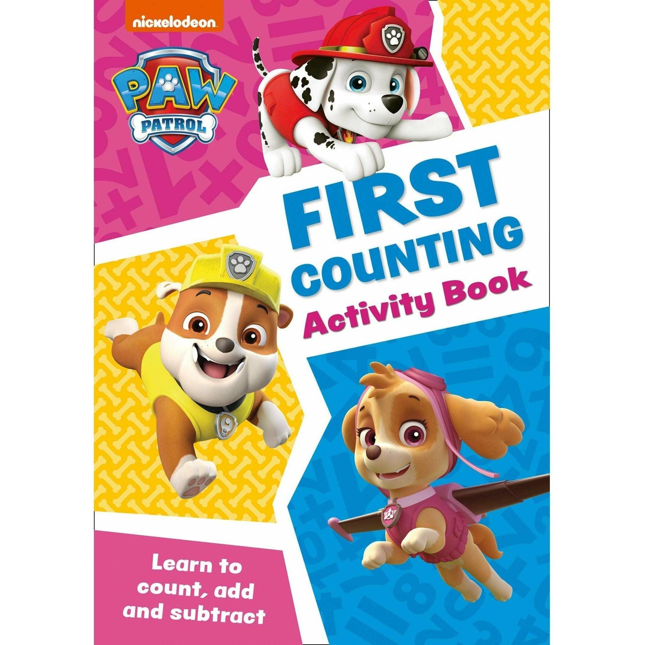 Nickelodeon Paw Patrol - First Counting Activity Book - BumbleToys - 2-4 Years, 3+ years, 5-7 Years, Boys, Drawing & Painting, Girls, Nahdet Misr