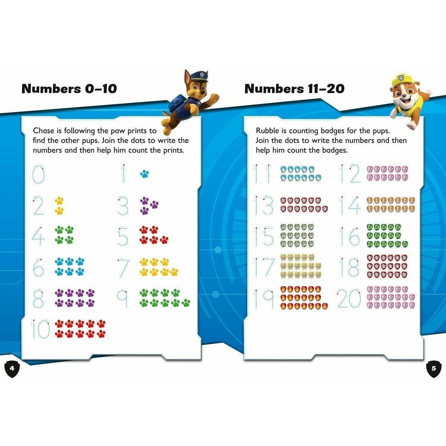 Nickelodeon Paw Patrol - First Counting Activity Book - BumbleToys - 2-4 Years, 3+ years, 5-7 Years, Boys, Drawing & Painting, Girls, Nahdet Misr