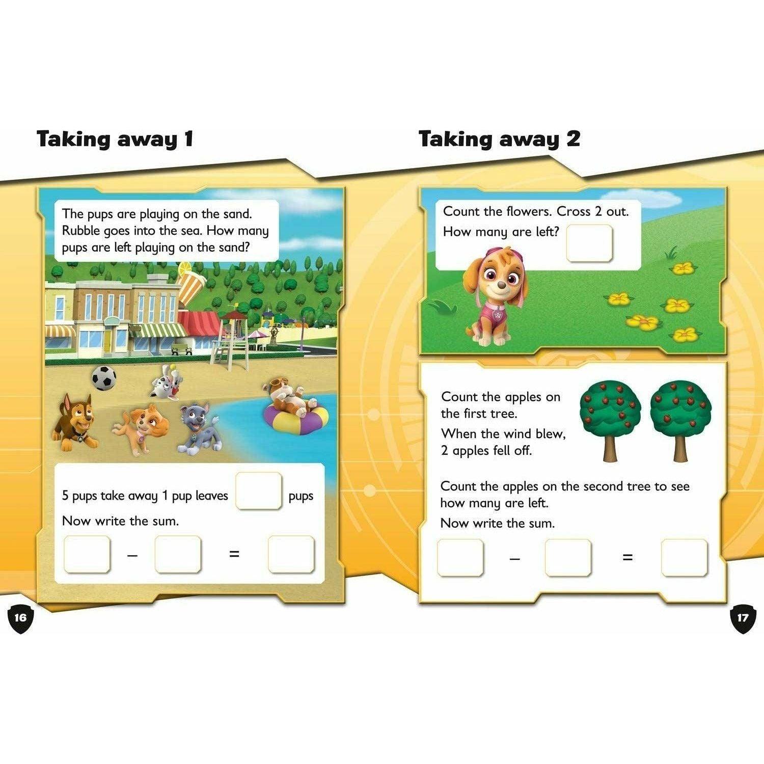 Nickelodeon Paw Patrol - First Counting Activity Book - BumbleToys - 2-4 Years, 3+ years, 5-7 Years, Boys, Drawing & Painting, Girls, Nahdet Misr