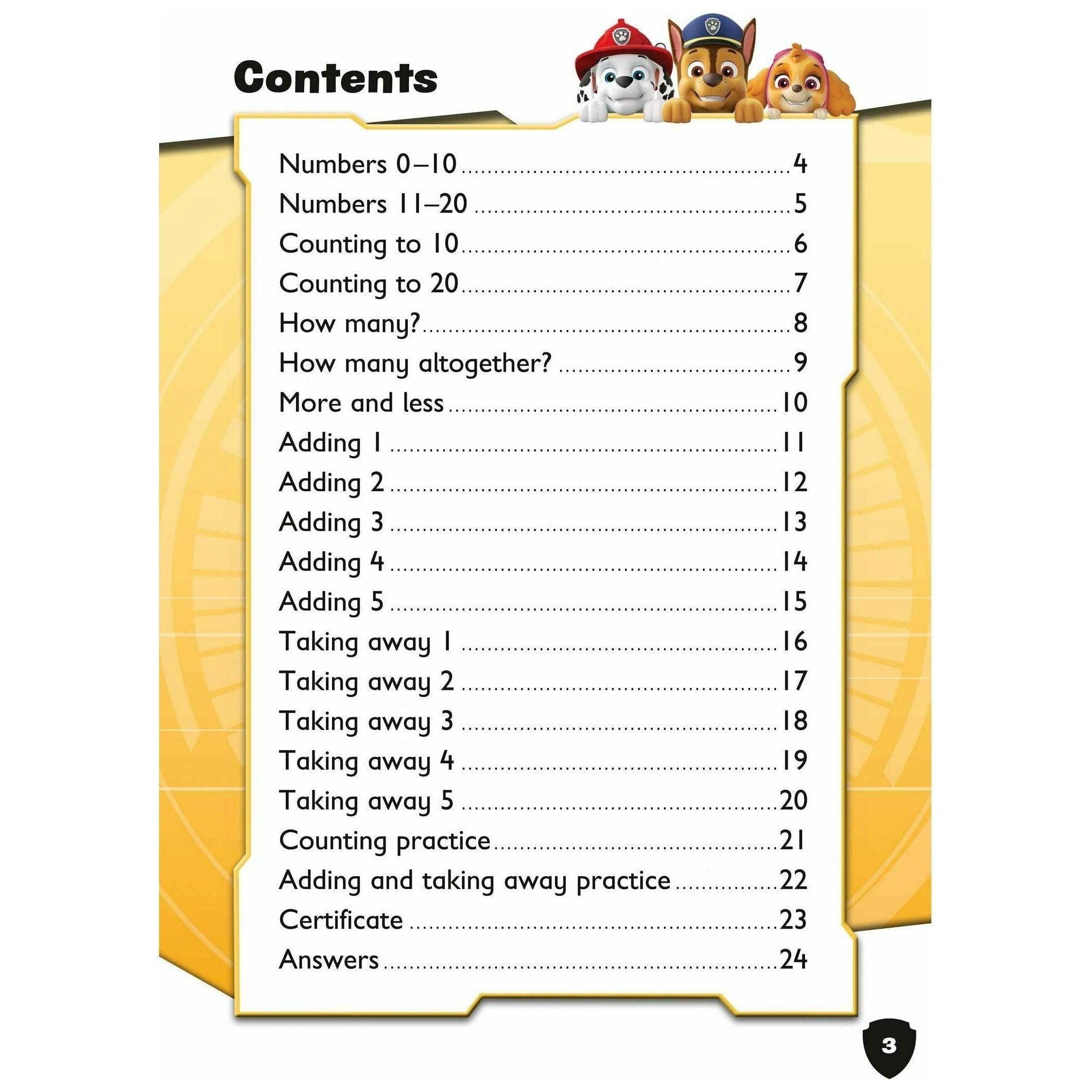 Nickelodeon Paw Patrol - First Counting Activity Book - BumbleToys - 2-4 Years, 3+ years, 5-7 Years, Boys, Drawing & Painting, Girls, Nahdet Misr