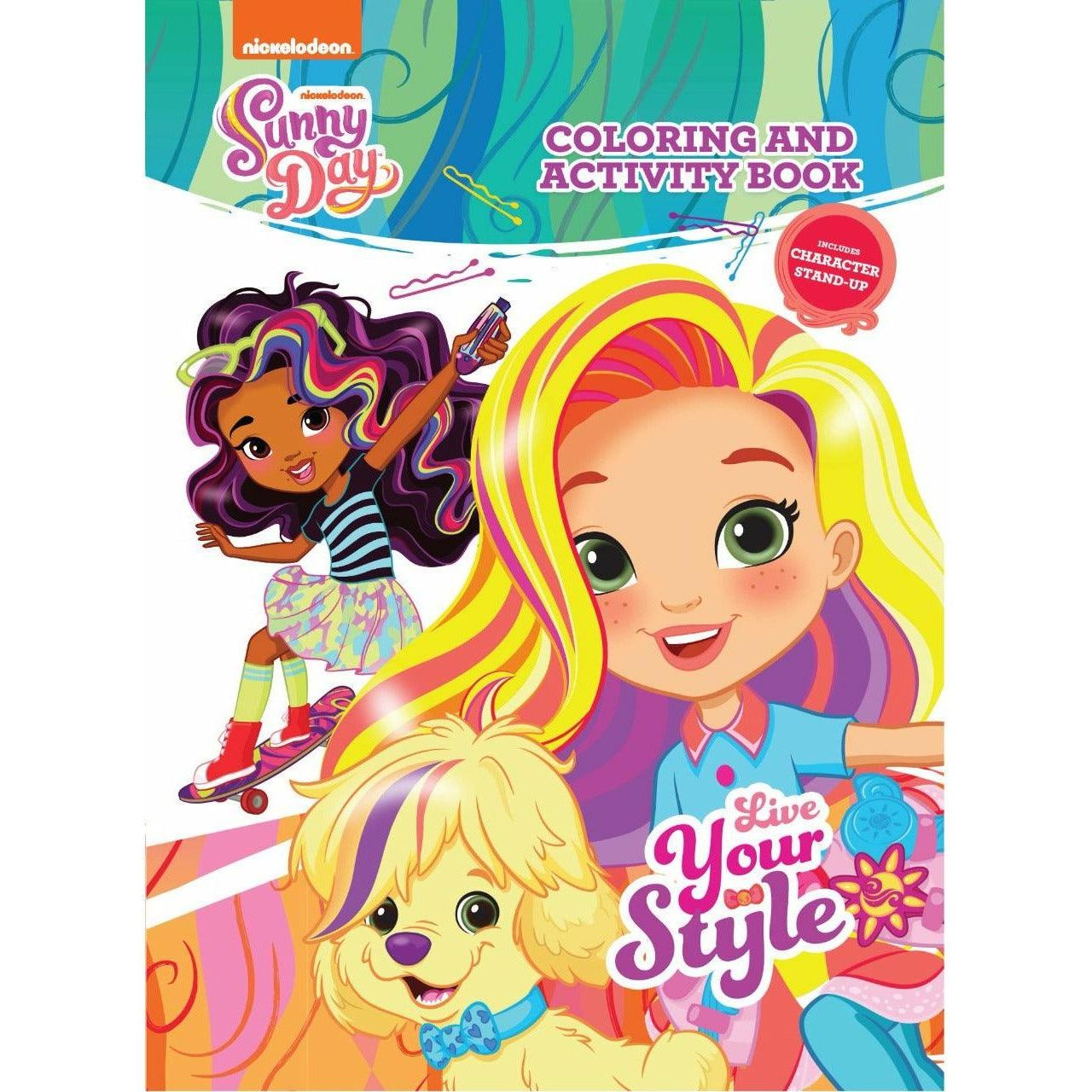 Nickelodeon Sunny Day - Live Your Style Coloring Book - BumbleToys - 2-4 Years, 5-7 Years, Drawing & Painting, Girls, Nahdet Misr