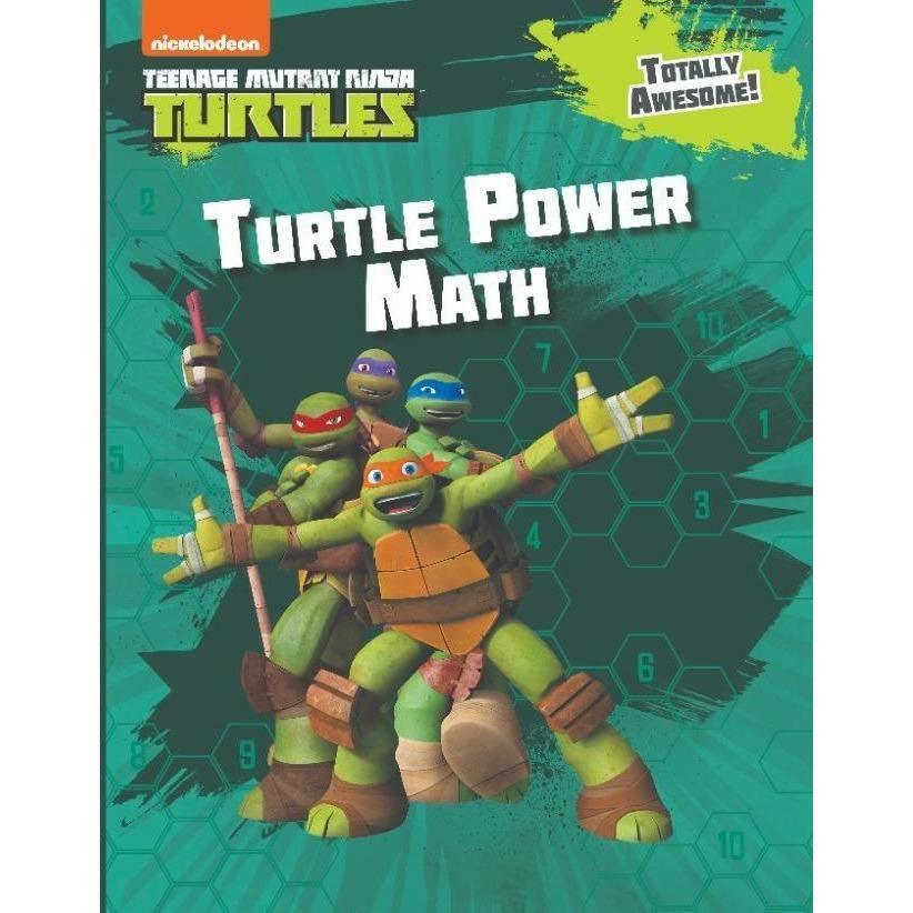 كتاب تعليم الرياضيات والحساب والجمع للاطفال مع ابطال سلاحف النينجا