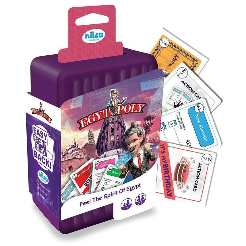 Nilco 11128 Egytopoly Card Game