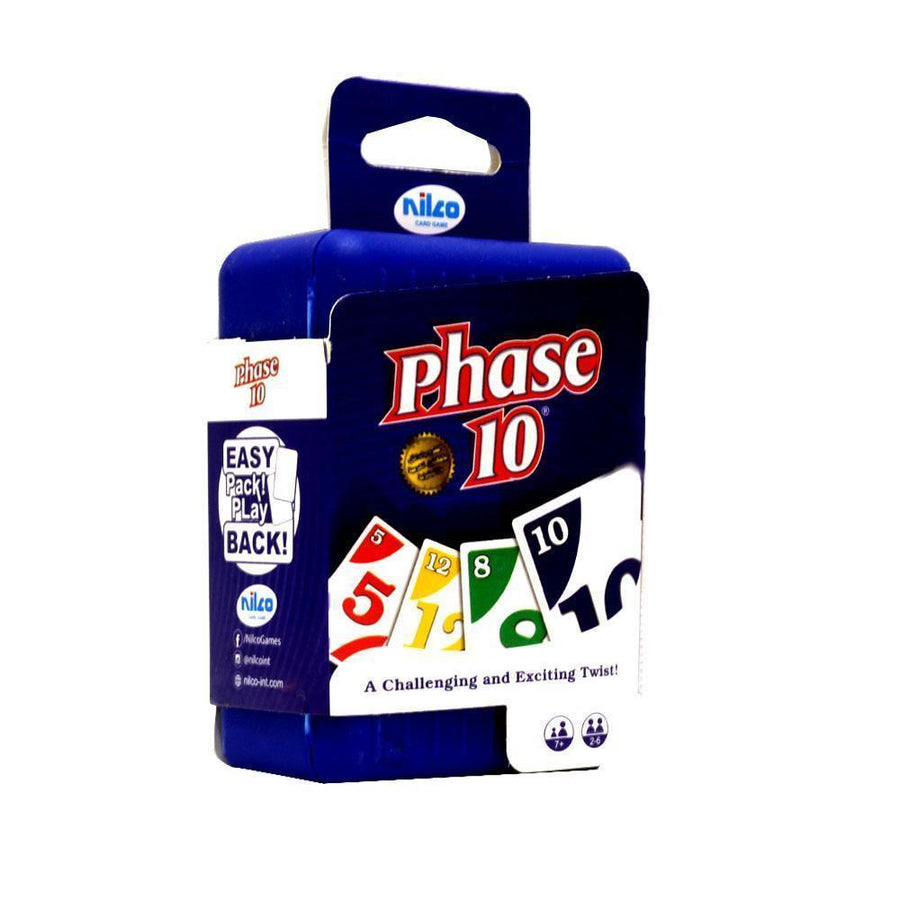 Nilco 11142 Phase 10 Travel Plastic Box Card Game