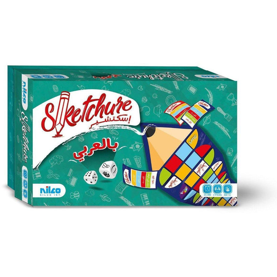 Nilco 20078 Arabic Sketchure Board Game