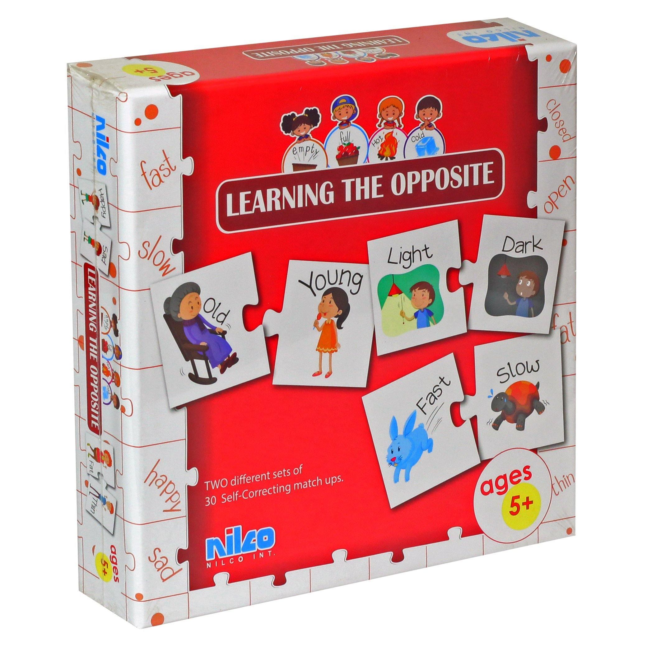 Nilco 20276 Learning The Opposite Card Game - BumbleToys - 5-7 Years, Card & Board Games, Electronic Learning, Nilco, Puzzle & Board & Card Games, Unisex