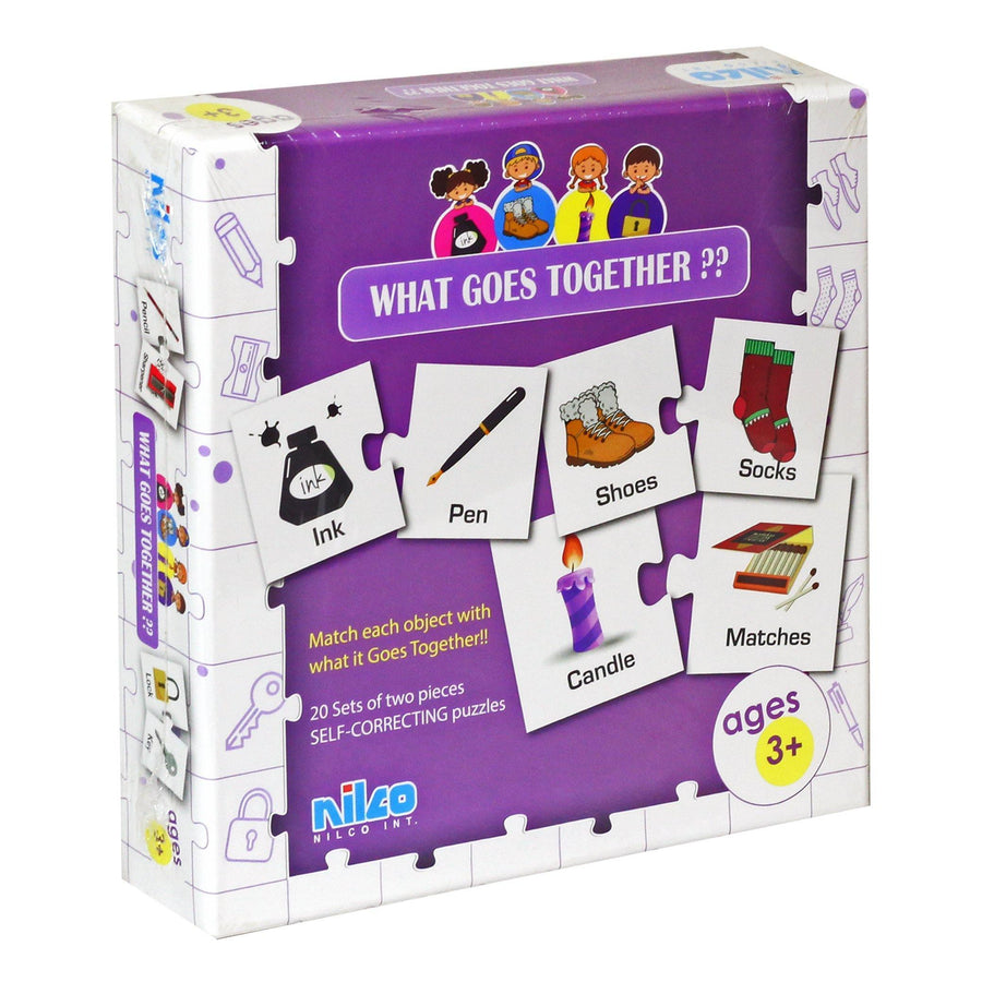 Nilco 20320 Learn What Goes Together Card Game