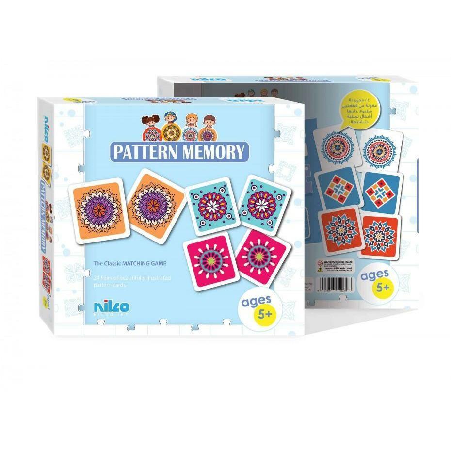 Nilco 20368 Learning The Pattern Memory Card Game - BumbleToys - 5-7 Years, Card & Board Games, Nilco, Puzzle & Board & Card Games, Unisex