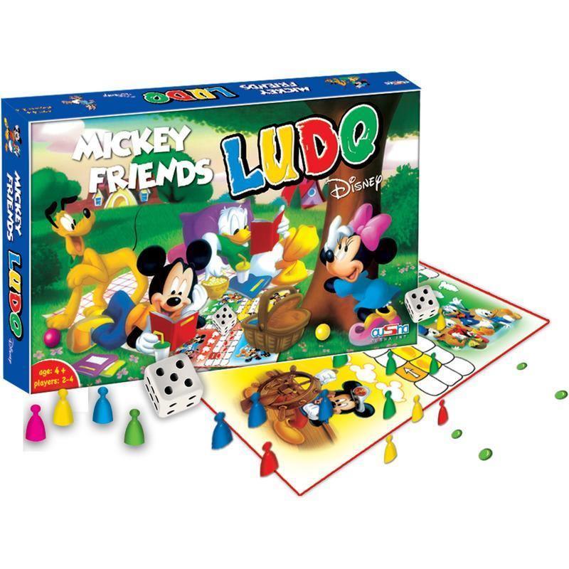 Nilco 5004 Mickey Mouse Ludo Board Game - BumbleToys - 5-7 Years, Card & Board Games, Nilco, Puzzle & Board & Card Games, Unisex