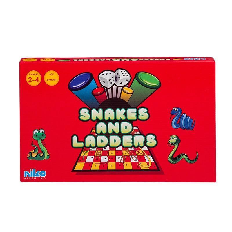 Nilco 5696 Snake And Ladder Board Game - BumbleToys - 5-7 Years, Card & Board Games, Nilco, Puzzle & Board & Card Games, Unisex