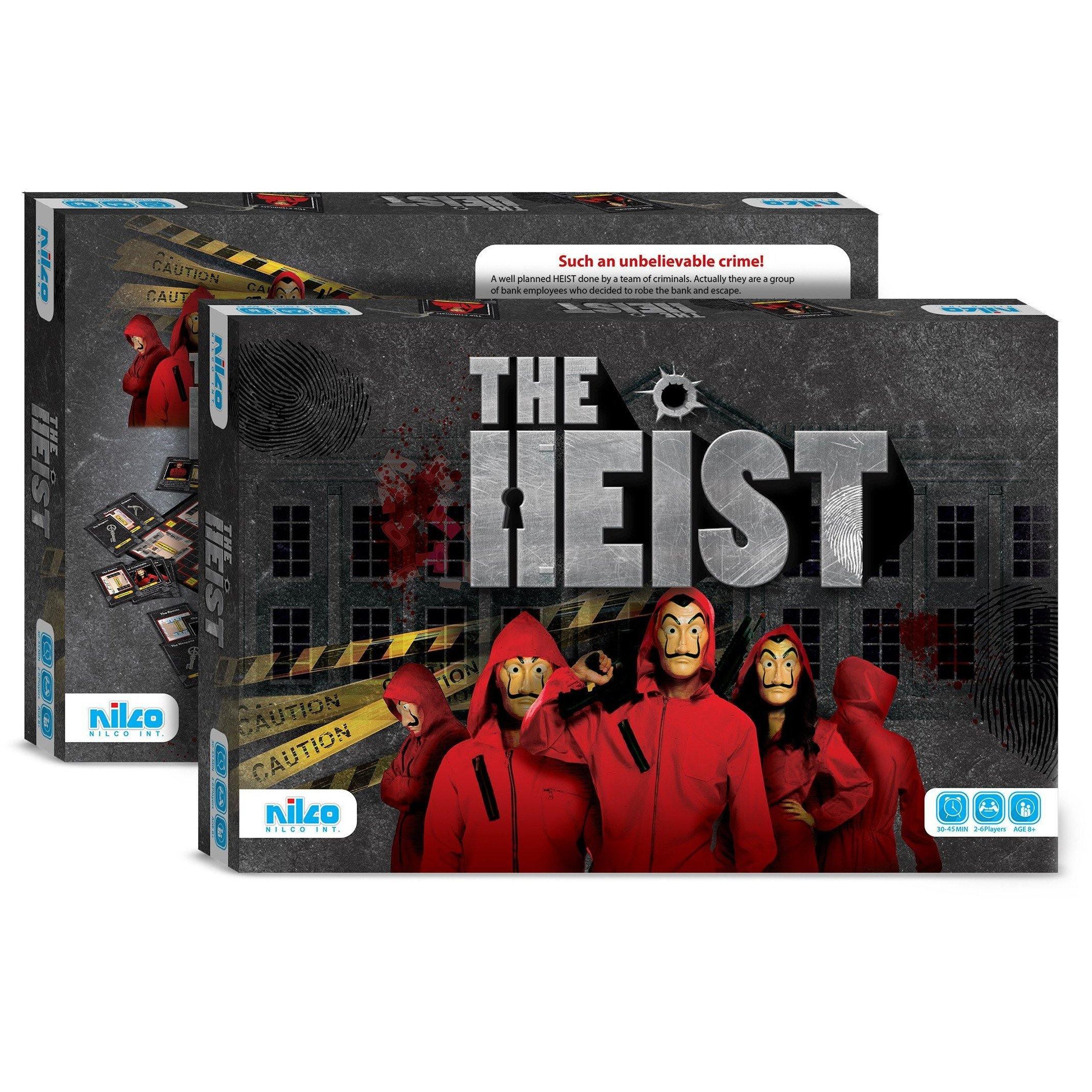 Nilco 78222 The Heist Board Game - BumbleToys - 8-13 Years, Card & Board Games, Nilco, Puzzle & Board & Card Games, Unisex