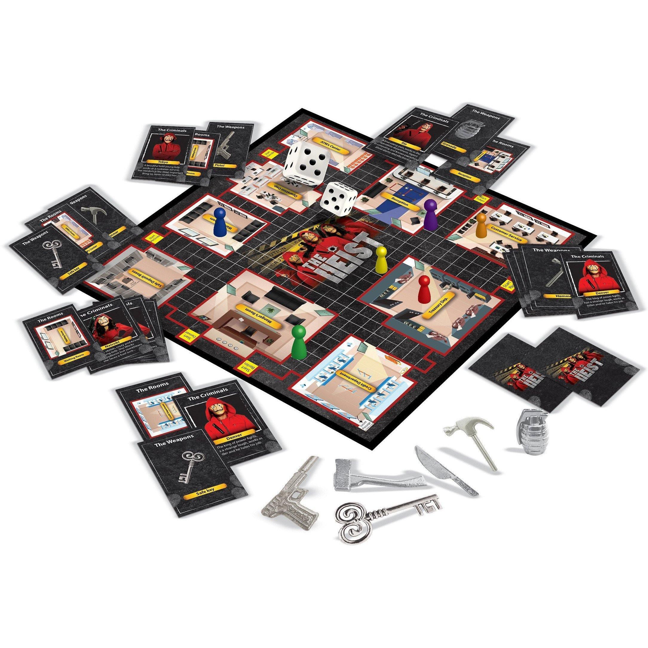 Nilco 78222 The Heist Board Game - BumbleToys - 8-13 Years, Card & Board Games, Nilco, Puzzle & Board & Card Games, Unisex