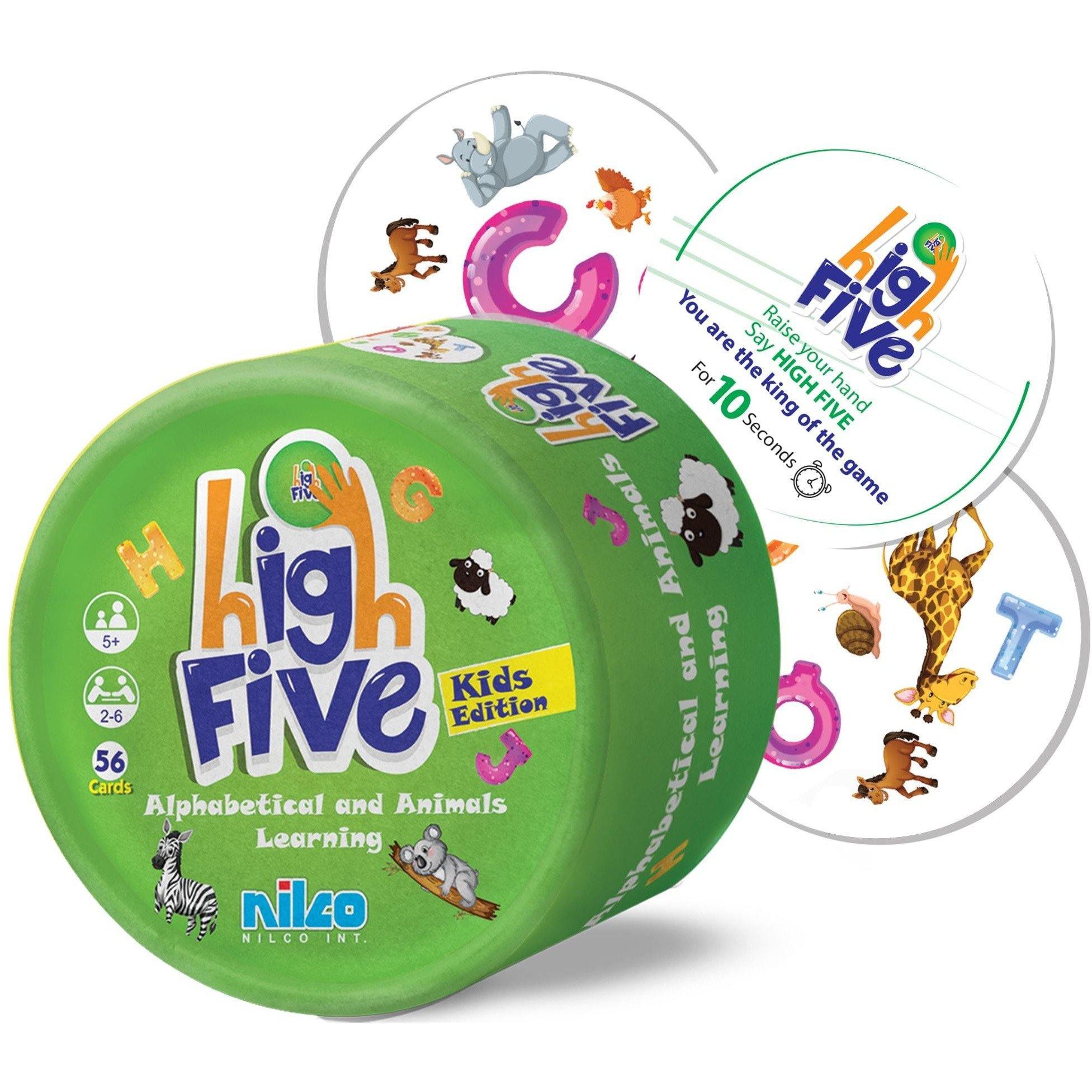 Nilco 8116 High Five Kids Edition Card Game - BumbleToys - 5-7 Years, Boys, Card & Board Games, Girls, Nilco, Puzzle & Board & Card Games