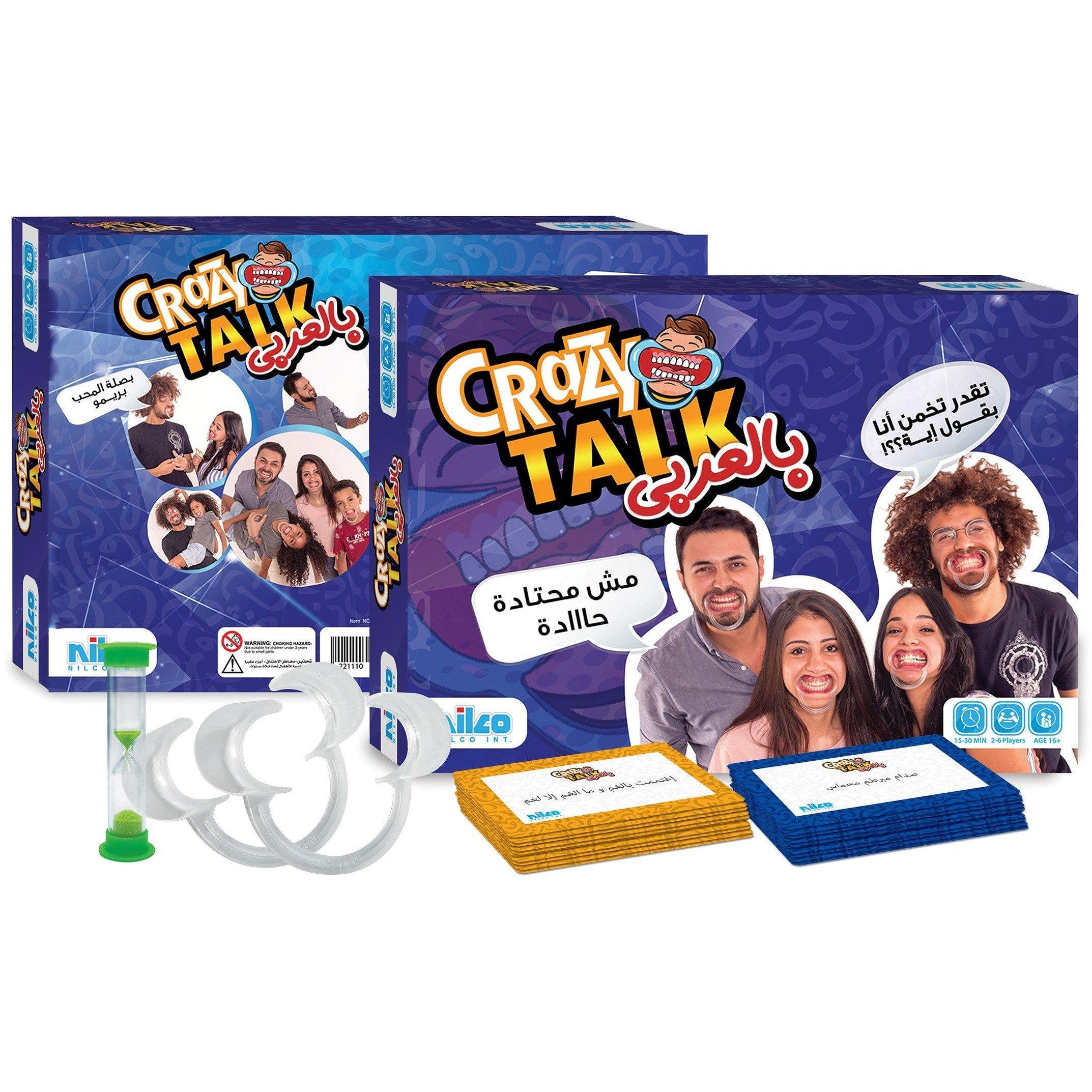 Nilco 8266 Arabic Edition Crazy Talk Card Game - BumbleToys - 8-13 Years, Card & Board Games, Nilco, Puzzle & Board & Card Games, Unisex