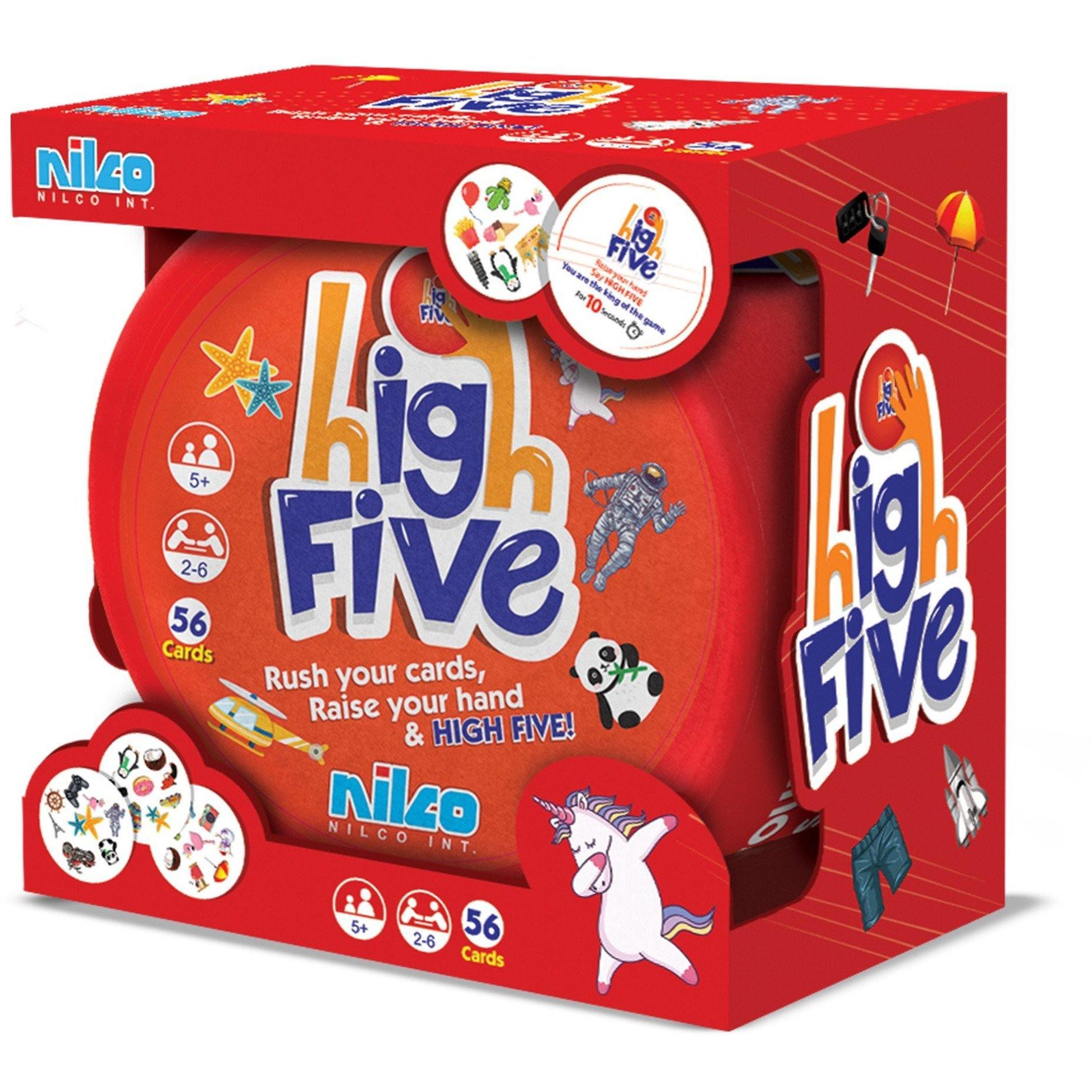 Nilco 9113 High Five Original Edition Card Game - BumbleToys - 5-7 Years, Card & Board Games, Nilco, Puzzle & Board & Card Games, Unisex