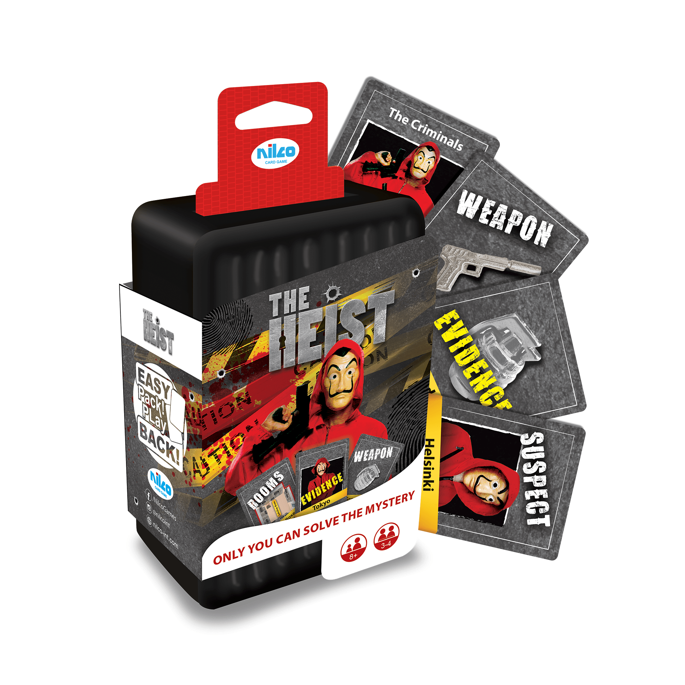 Nilco 99997 The Heist Card Game - BumbleToys - 5-7 Years, Card & Board Games, Nilco, Puzzle & Board & Card Games, Unisex