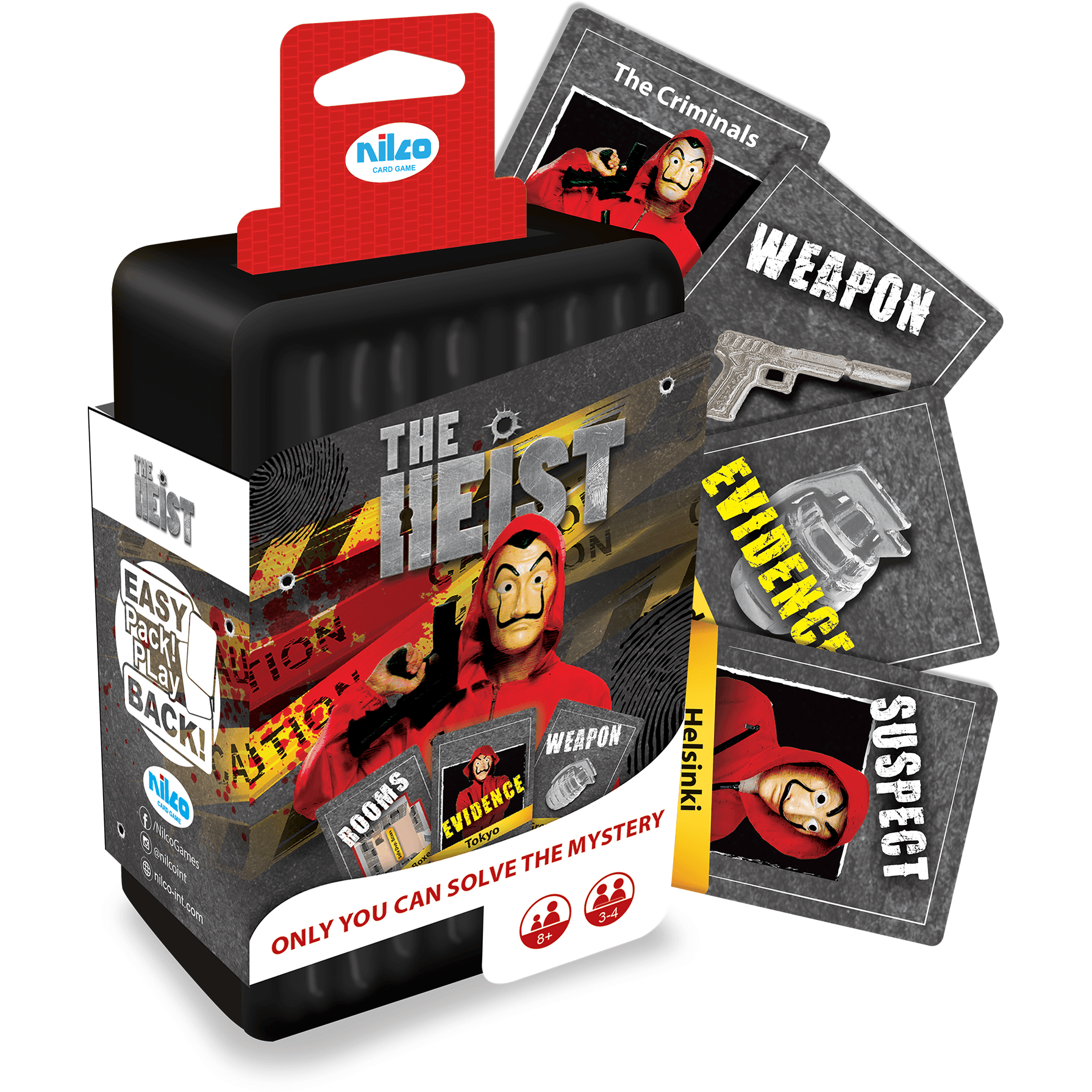 Nilco 99997 The Heist Card Game - BumbleToys - 5-7 Years, Card & Board Games, Nilco, Puzzle & Board & Card Games, Unisex