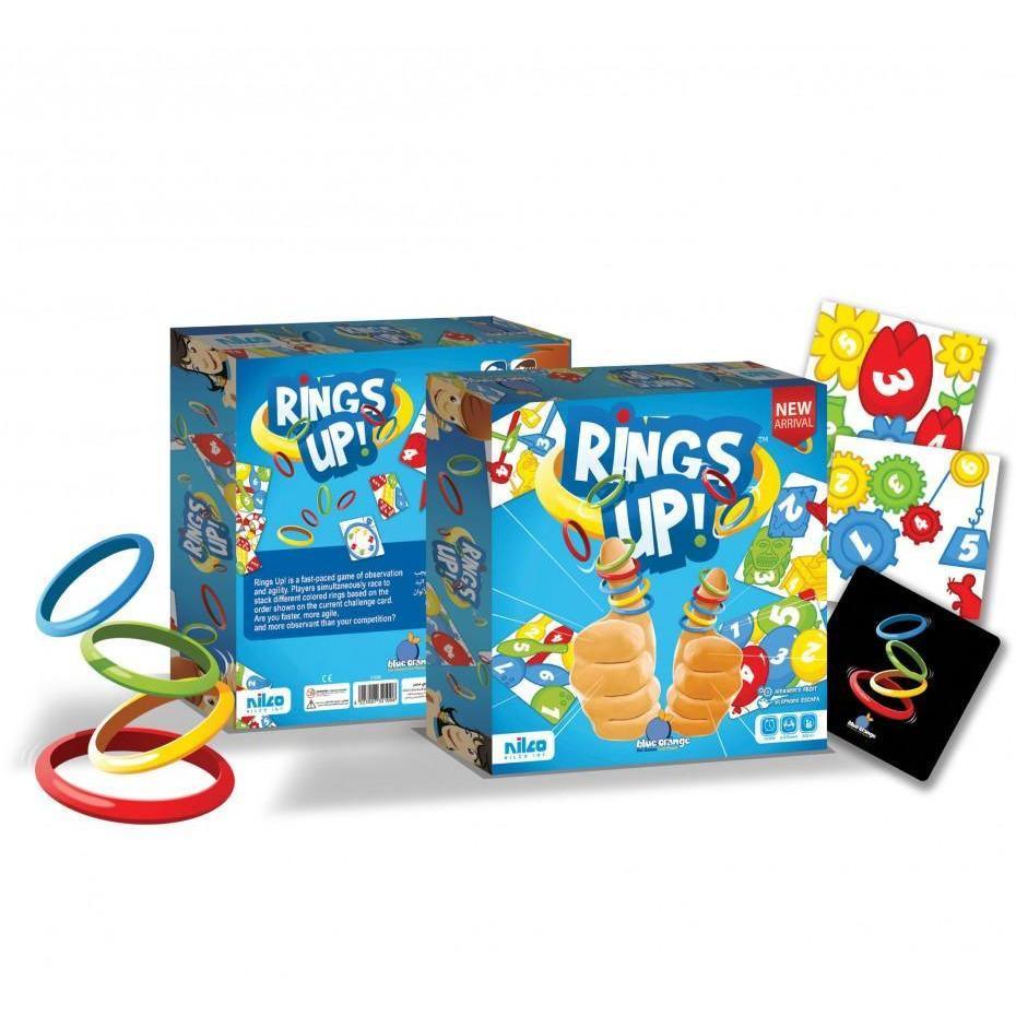 Nilco Rings UP Board Game - BumbleToys - 5-7 Years, Card & Board Games, Nilco, Puzzle & Board & Card Games, Unisex