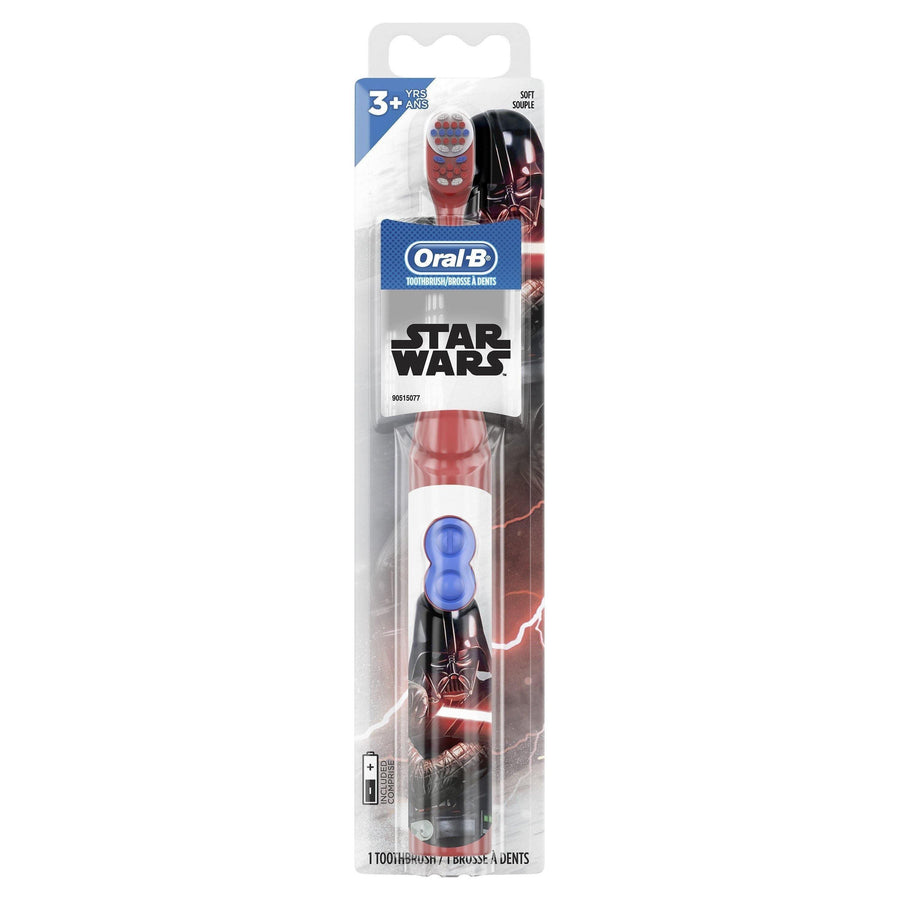 فرشاة أسنان كهربائية Oral-B Kids Disney Star Wars Extra Soft ذات شعيرات ناعمة تعمل بالبطارية