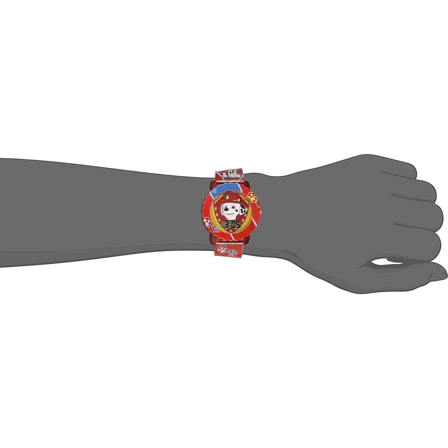 Paw Patrol Kids' Digital Watch with Red Case - Model: PAW4016 - BumbleToys - 5-7 Years, Kids, Paw Patrol, Pre-Order, Watch