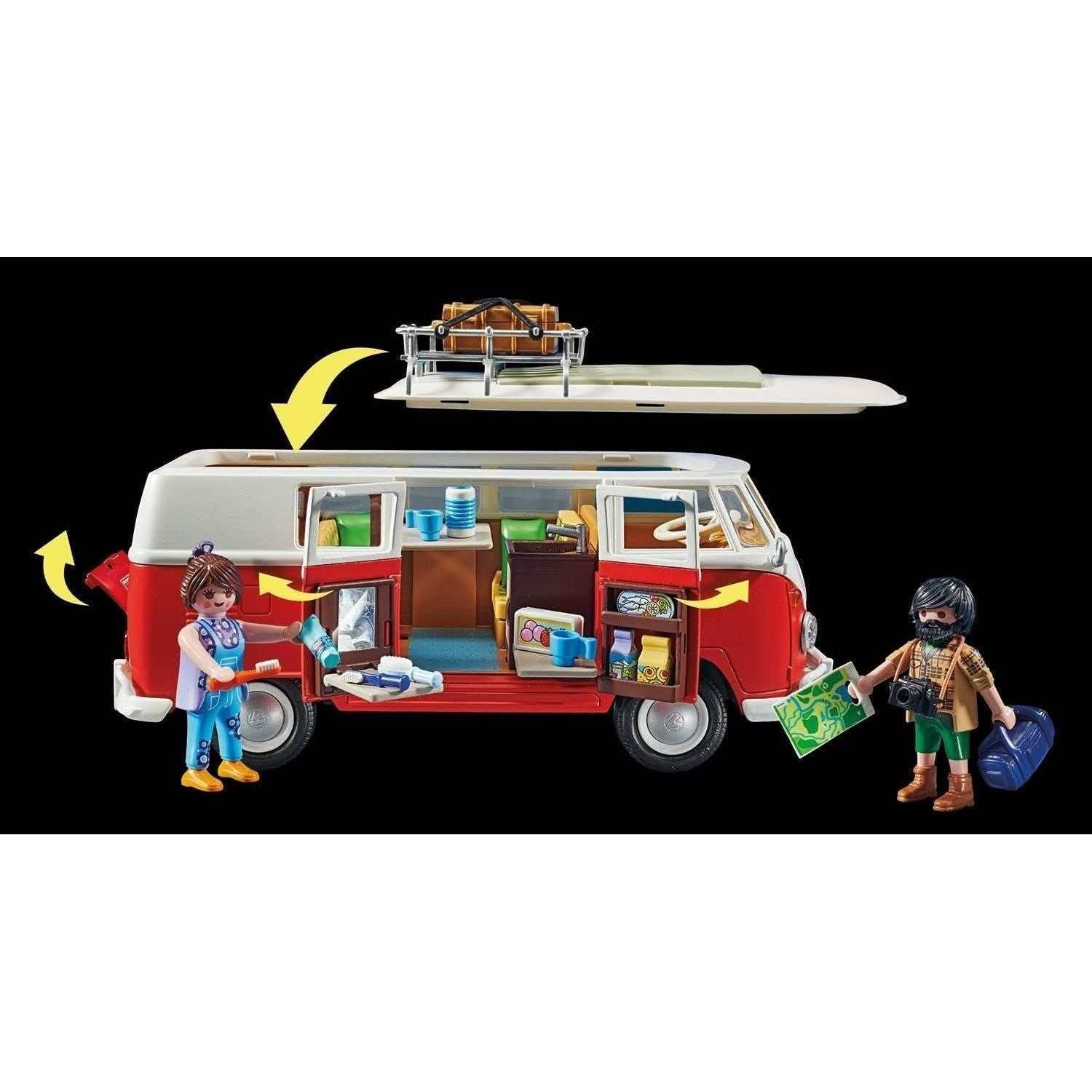 Playmobil Volkswagen T1 Camping Bus 70176 - BumbleToys - 5-7 Years, 6+ Years, Amazon, Boys, Building Sets & Blocks, Cars, Girls, Pre-Order