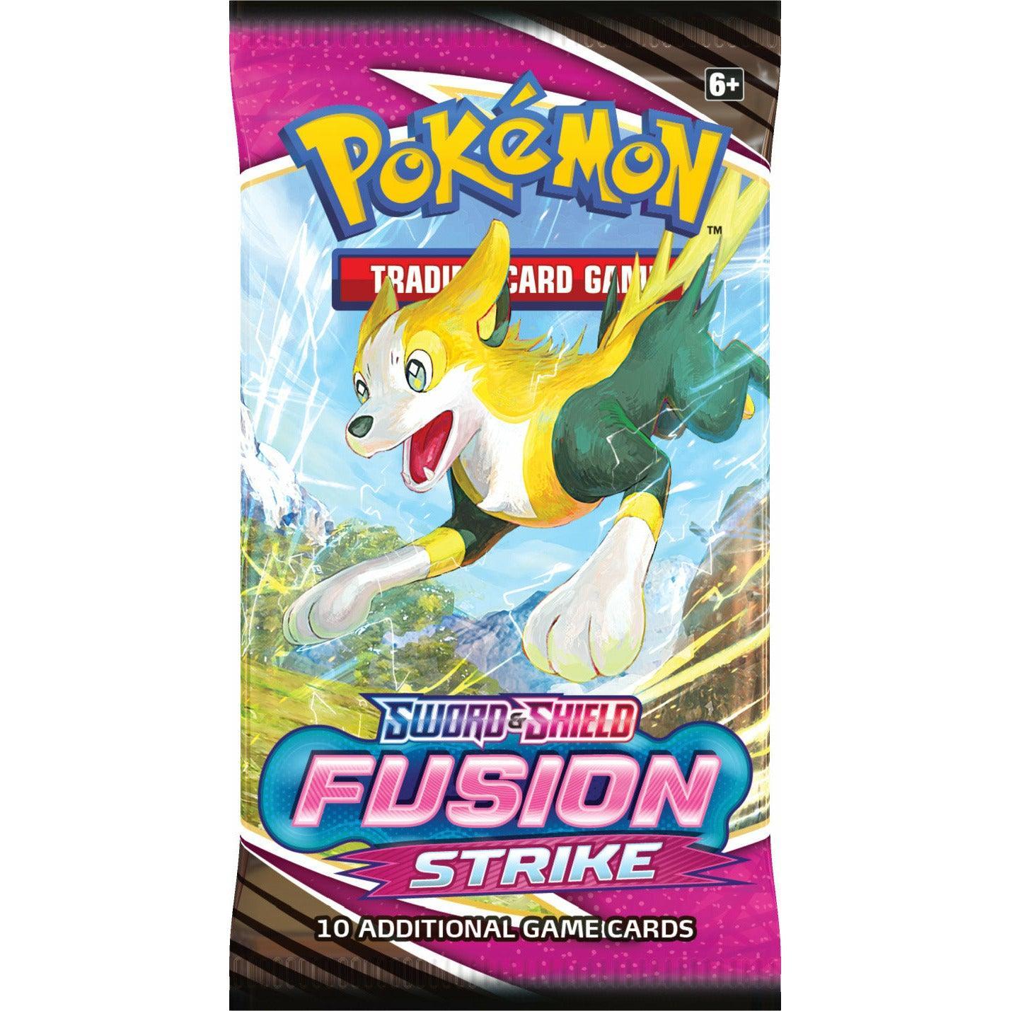 Pokemon Trading Cards Set of 10 Cards - Fusion Strike - BumbleToys - 14 Years & Up, 8-13 Years, Boys, Card & Board Games, Pokémon, Pre-Order, Puzzle & Board & Card Games