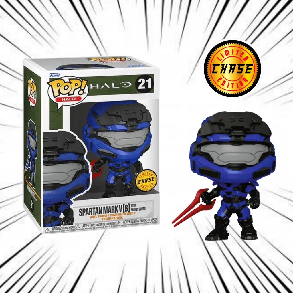 Funko Pop Games Halo Infinite - Mark V [B] with Blue Energy Sword - BumbleToys - 18+, Action Figures, Boys, Funko, Halo, OXE, Pre-Order