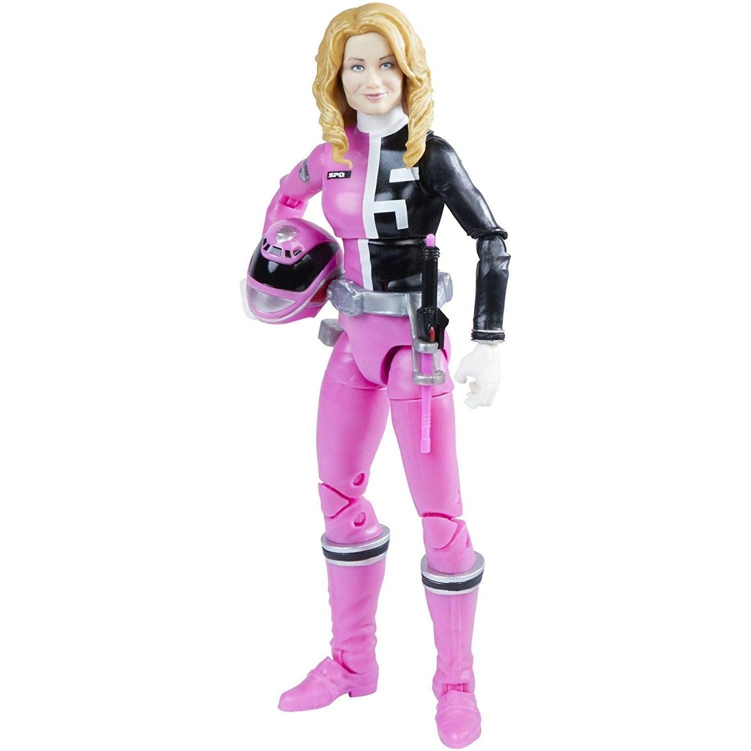 Power Rangers Lightning Collection S.P.D. Pink Ranger 6-Inch Premium Collectible Action Figure - BumbleToys - 5-7 Years, Figures, OXE, Power Rangers