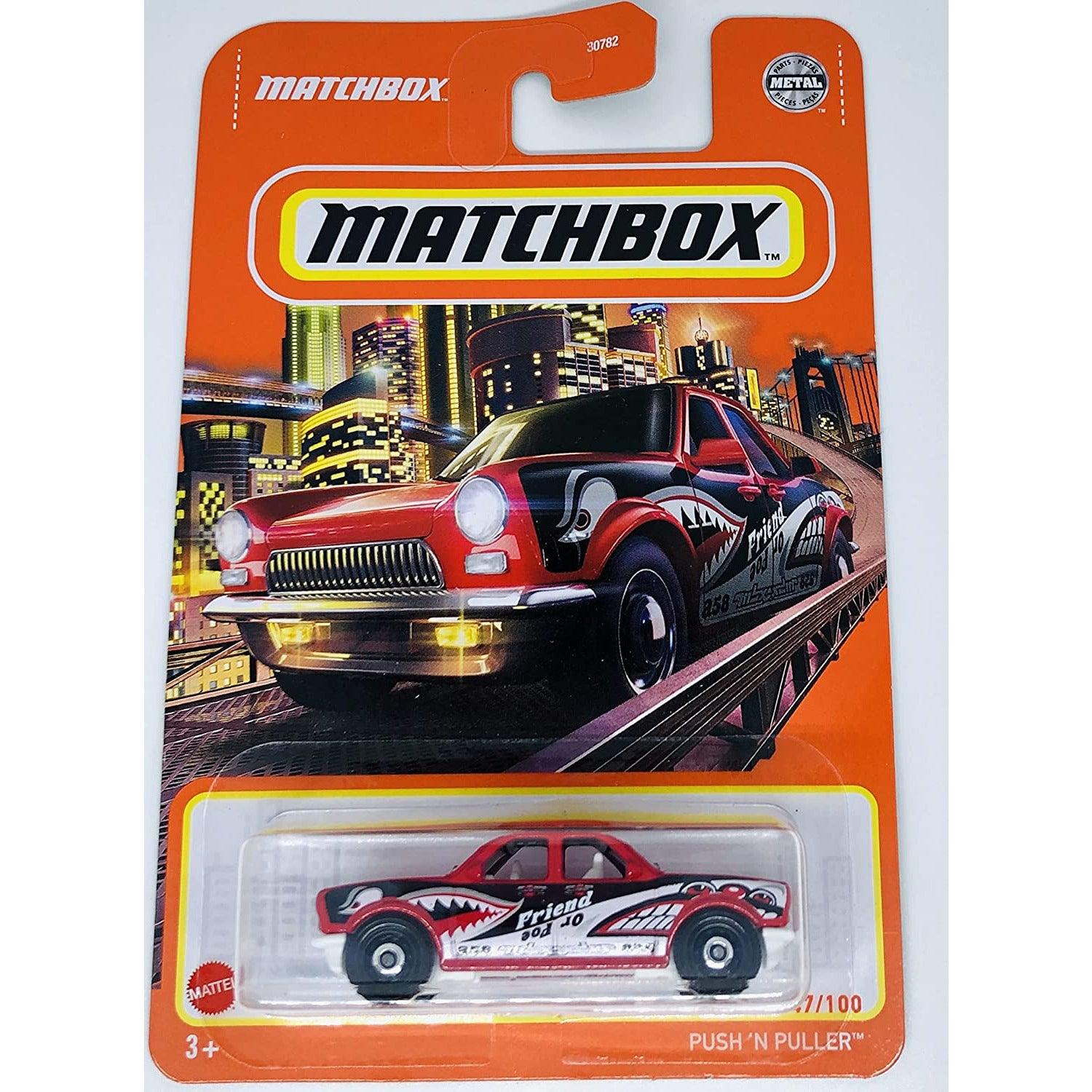 MatchBox Die Cast 1:64 Scale Vehicle - Push 'N Puller - BumbleToys - 2-4 Years, 5-7 Years, Boys, Collectible Vehicles, MatchBox