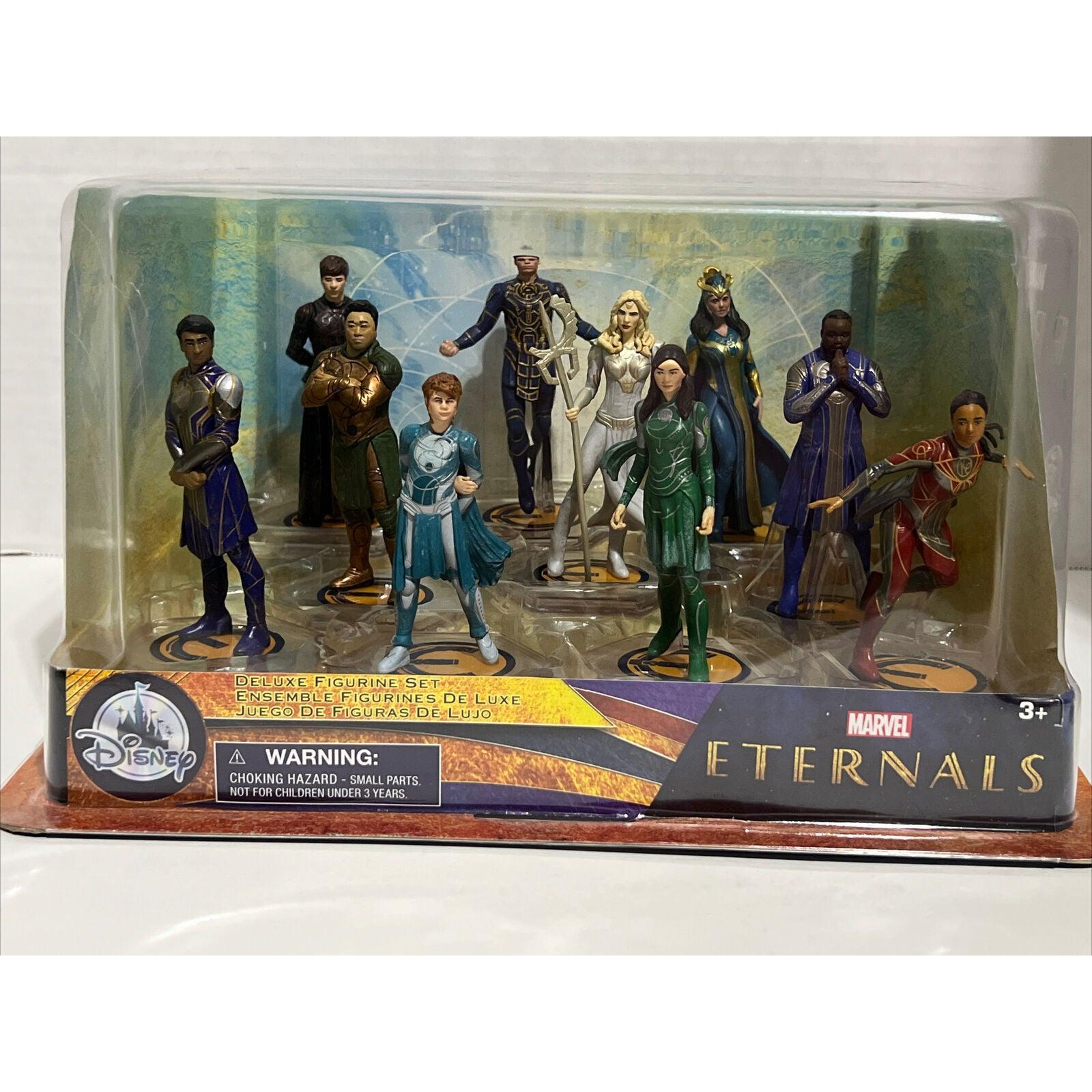 Disney Eternals Deluxe Figure Play Set 10 Figures - BumbleToys - 2-4 Years, Disney, Eternals, Marvel, OXE, Play Set