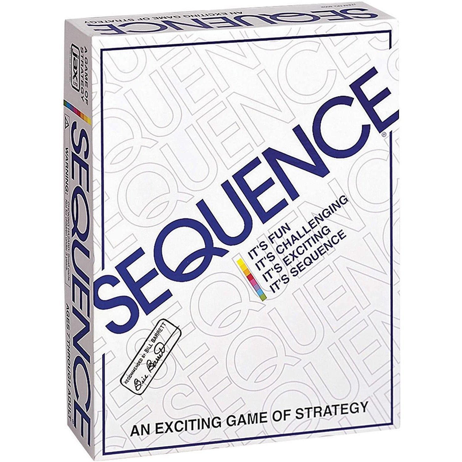 Sequence Game With Folding Board, Cards And Chips - BumbleToys - +18, 8-13 Years, Card & Board Games, Puzzle & Board & Card Games, Toy Land, Unisex